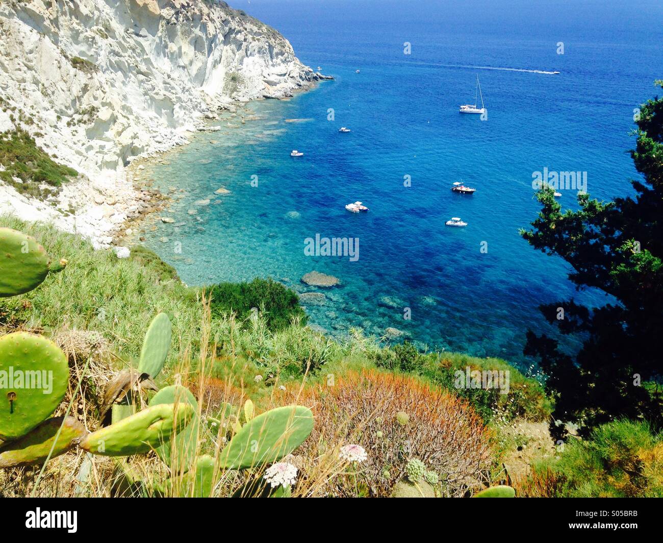 Aerial view of a beach - Smartphone Captured Stock Image