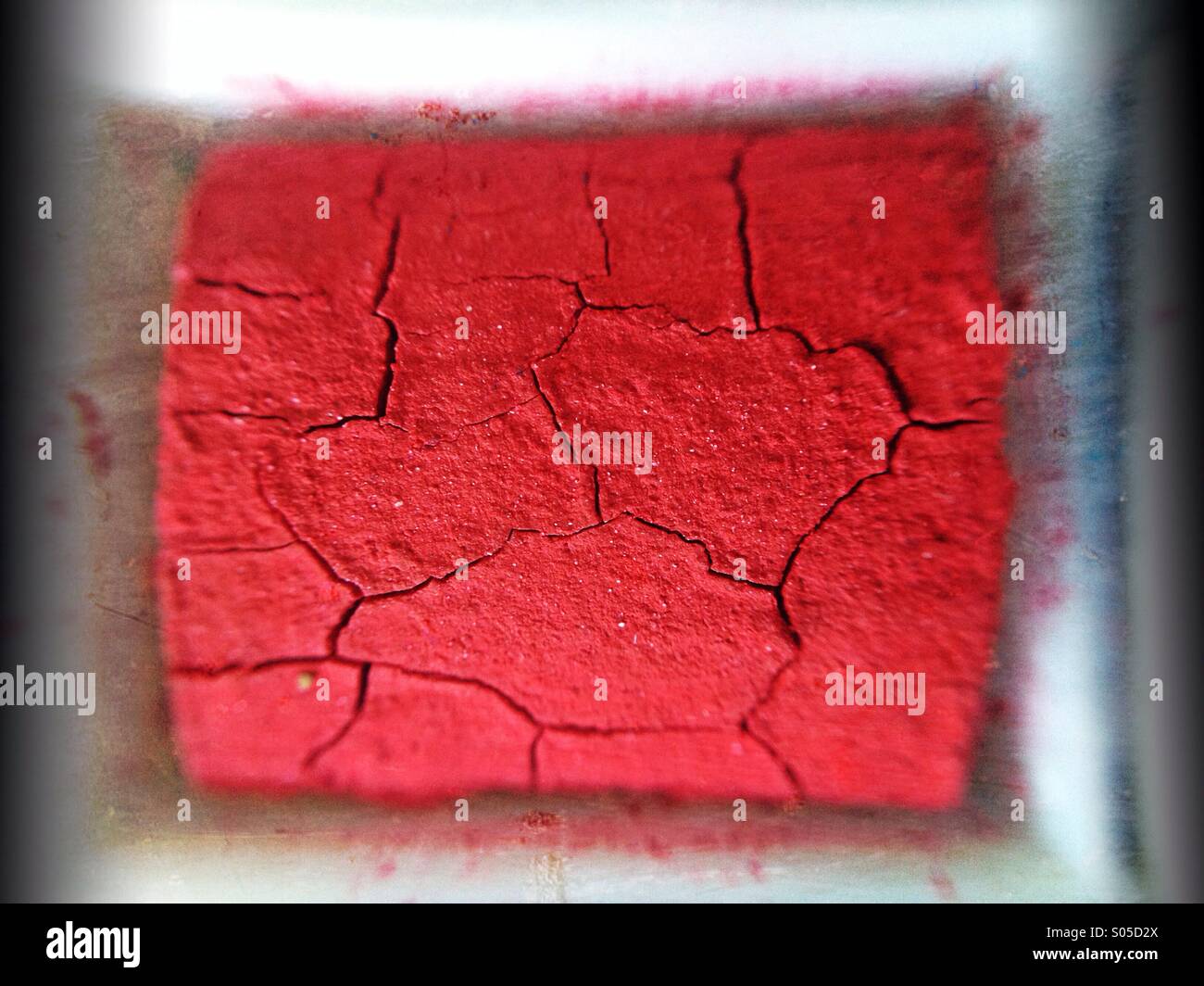 Close up of a dried paint - Smartphone Captured Stock Image