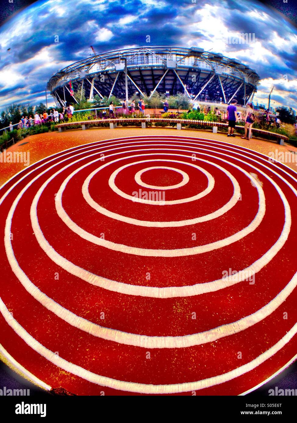 Queen Elizabeth Park, London Olympics stadium Stock Photo