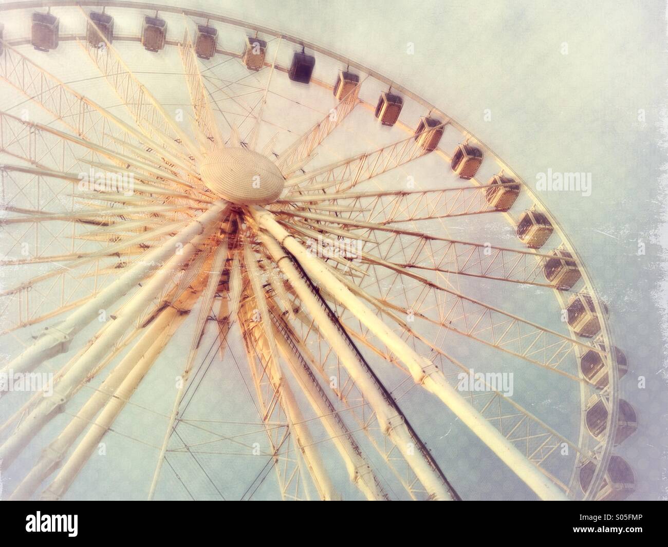 Brighton Wheel spinning - Smartphone Captured Stock Image