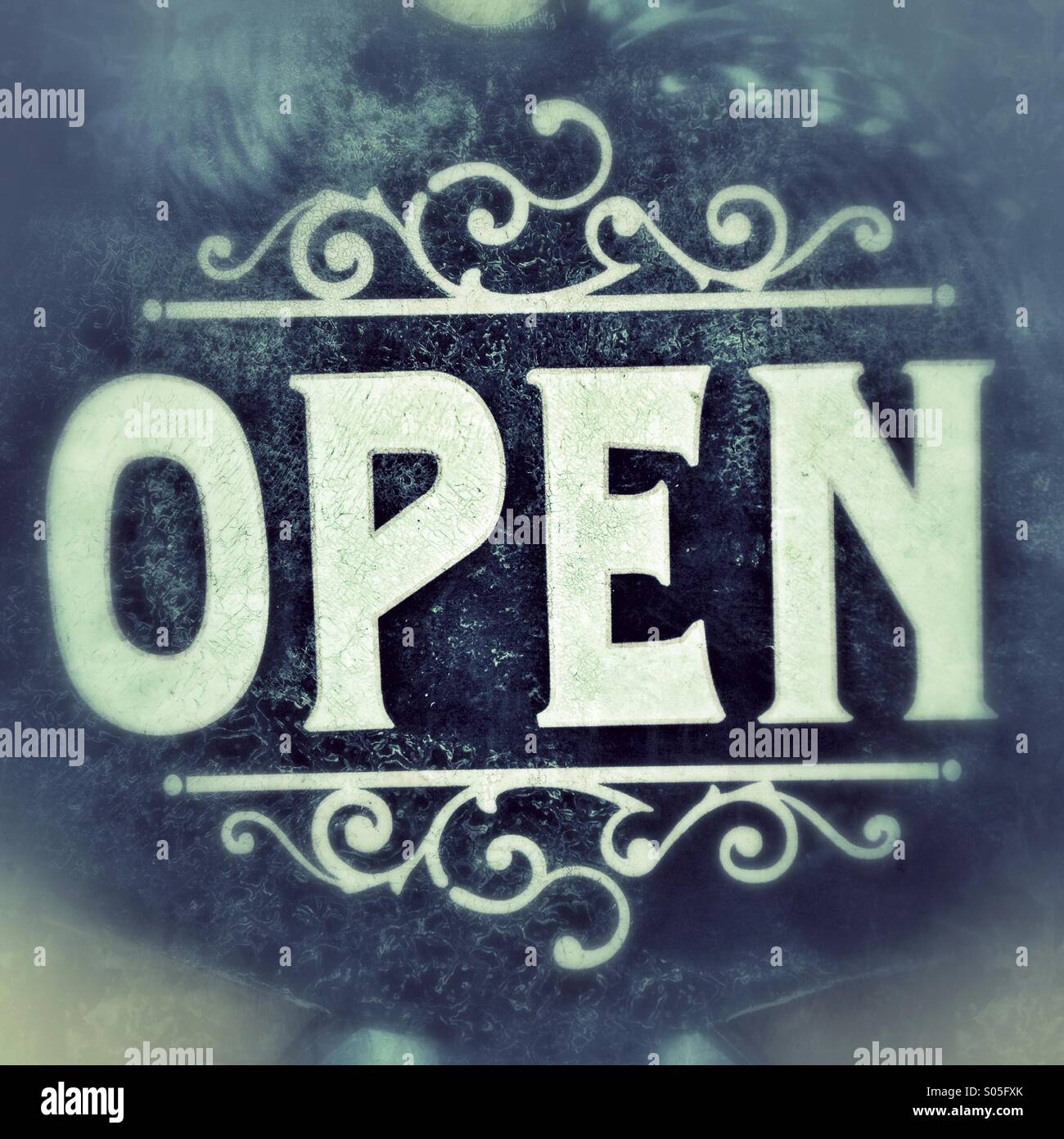 Open - Smartphone Captured Stock Image