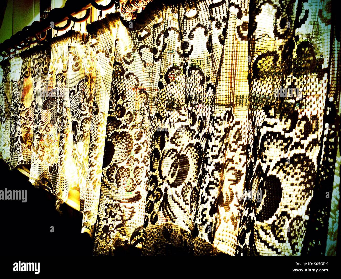 Bar window Donegal - Smartphone Captured Stock Image