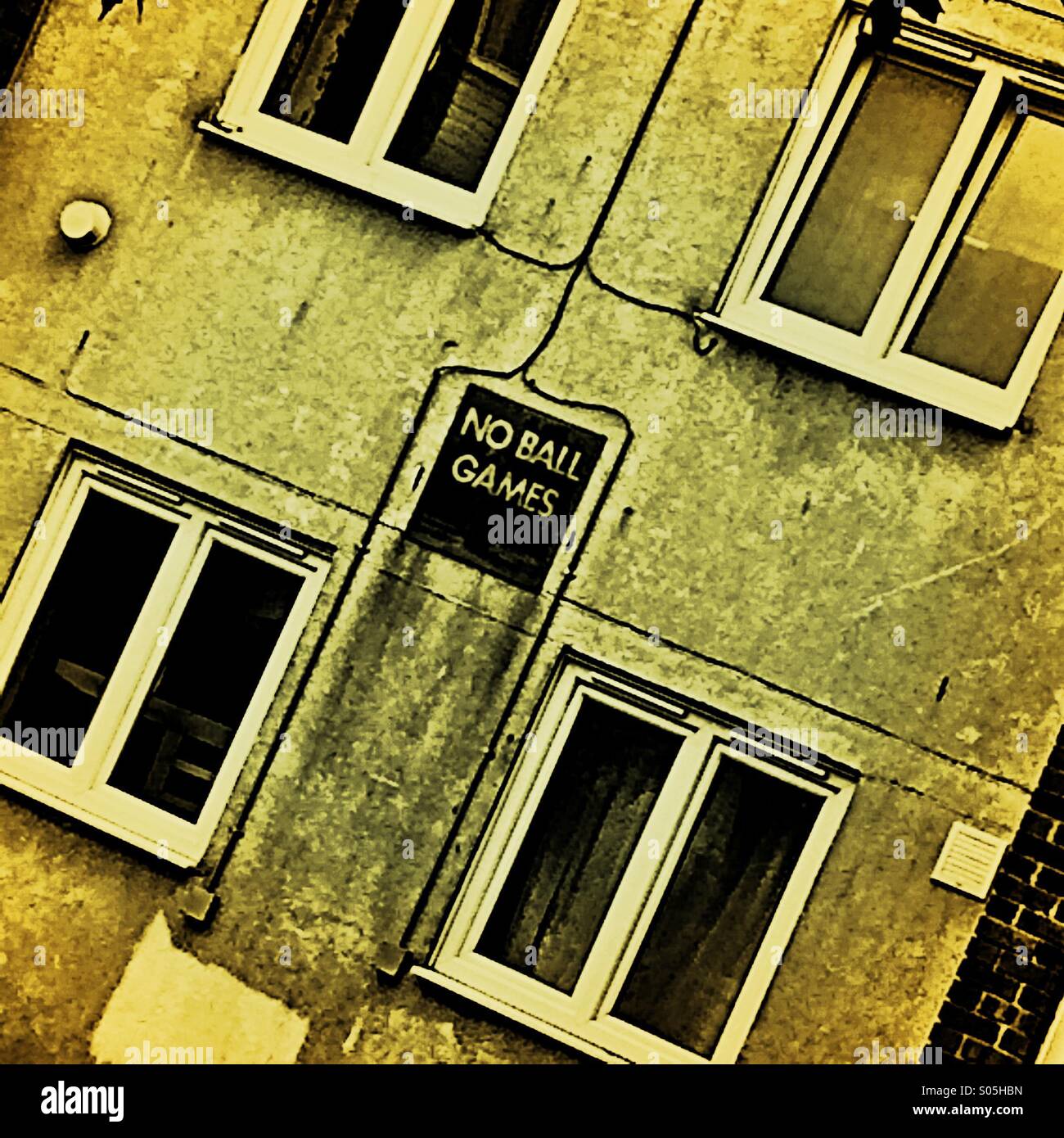 No ball games - Smartphone Captured Stock Image