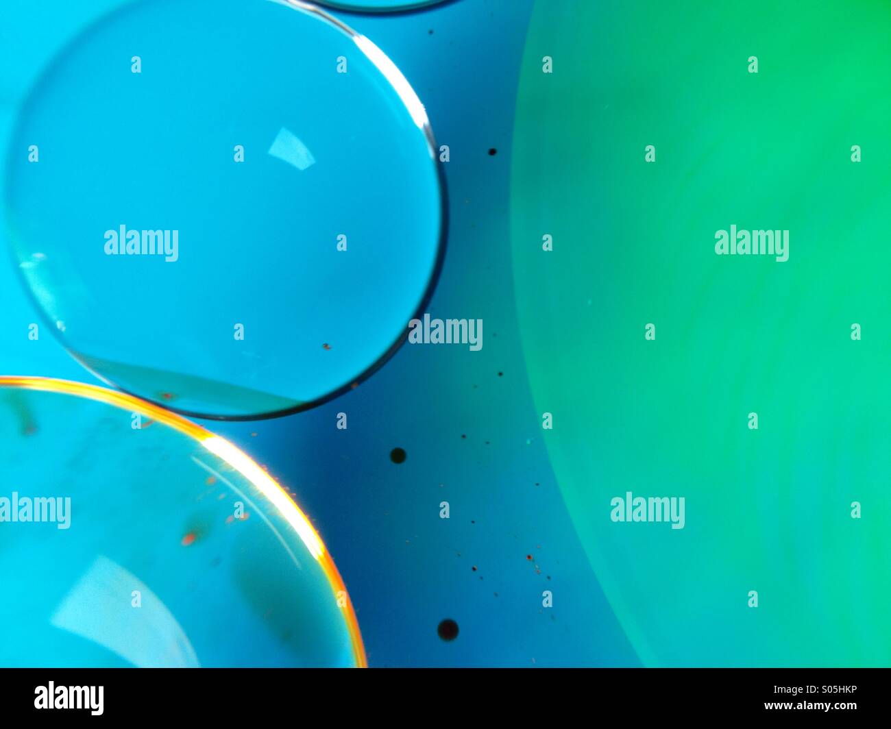Macro view of oil floating on water - Smartphone Captured Stock Image Macro view of oil floating on water - Smartphone Captured Stock Image