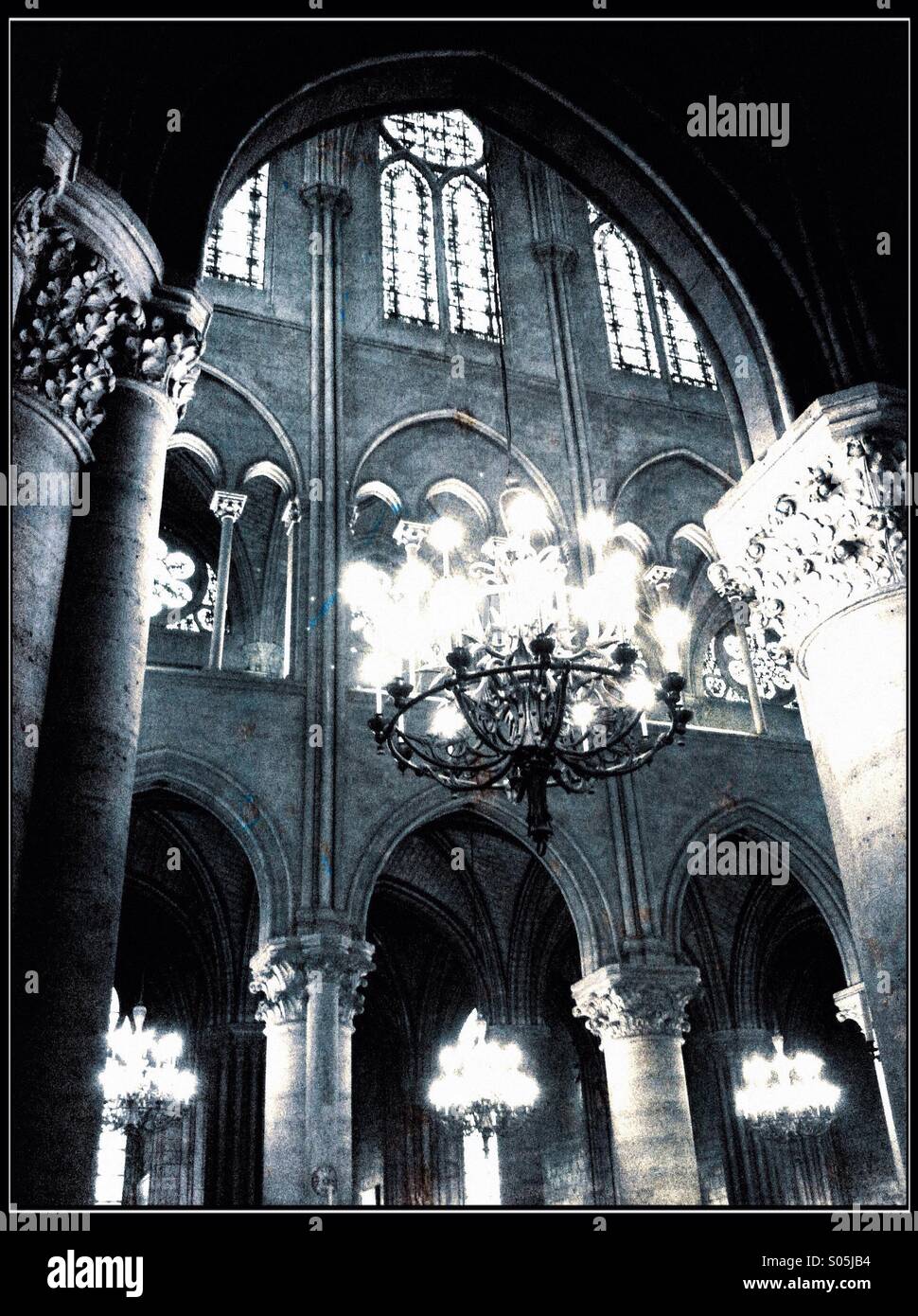 Notre Dame de Paris - Smartphone Captured Stock Image