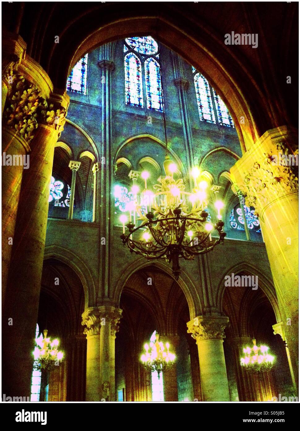Notre Dame - Smartphone Captured Stock Image