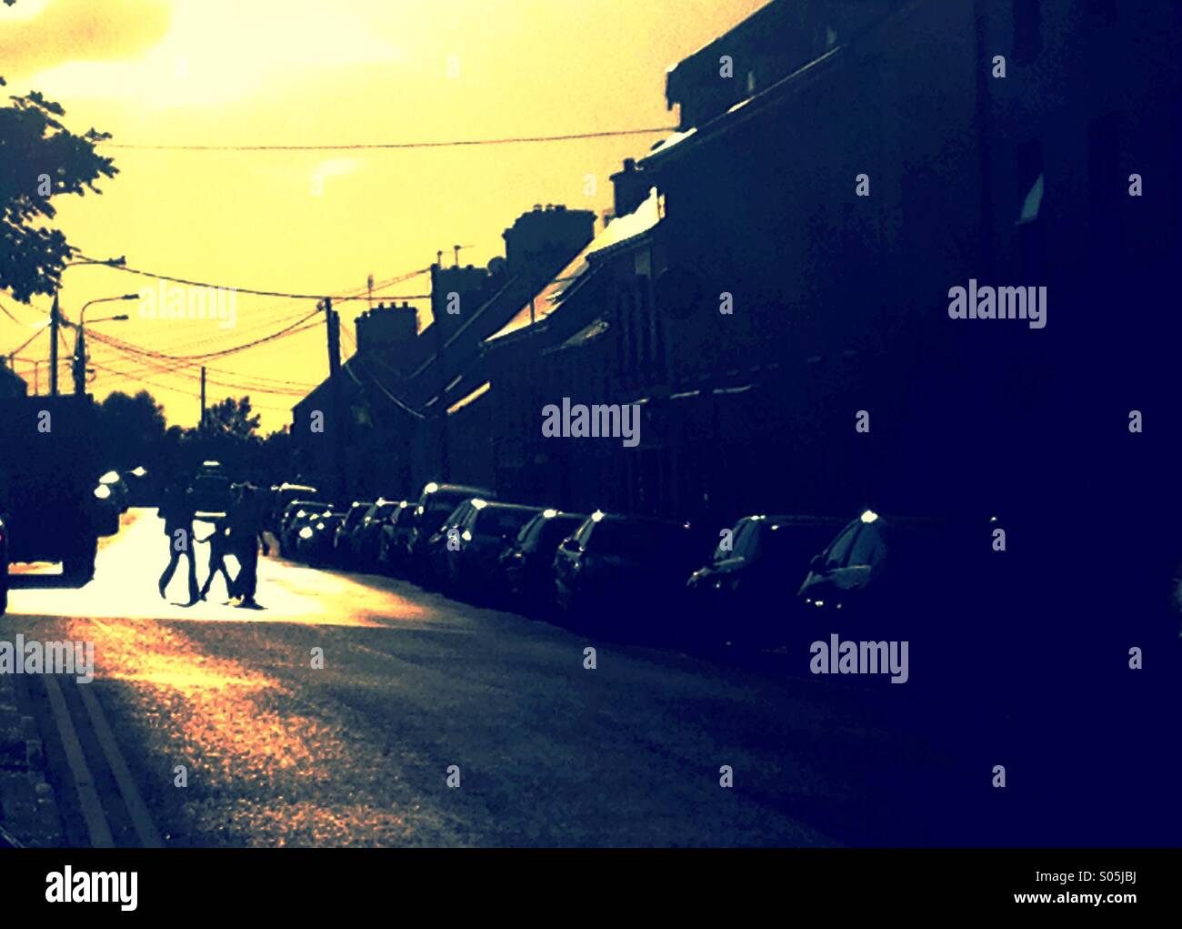 The Street - Smartphone Captured Stock Image