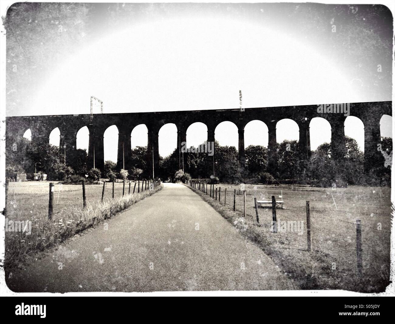 Welwyn Viaduct - Smartphone Captured Stock Image