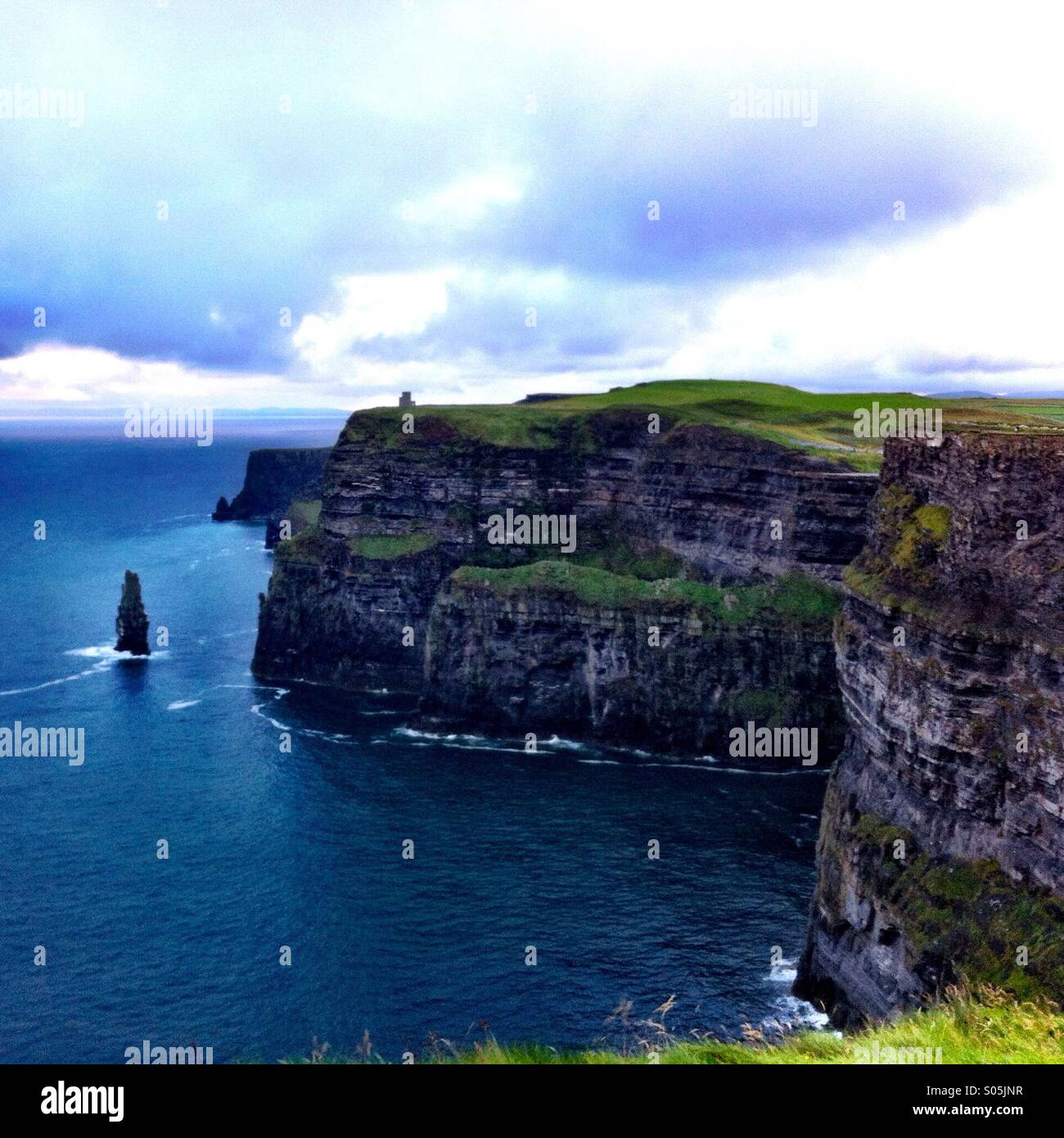 The cliffs of moher. County Clare, Ireland. - Smartphone Captured Stock Image
