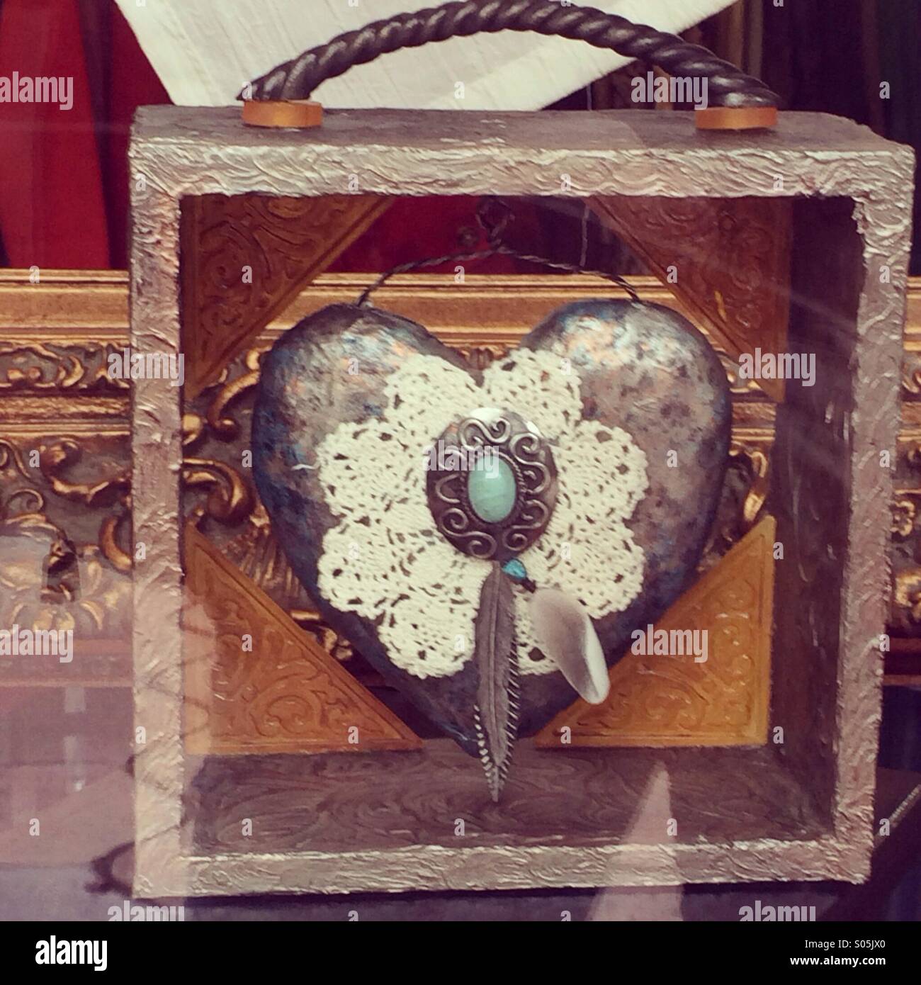 Heart in a box Stock Photo Alamy