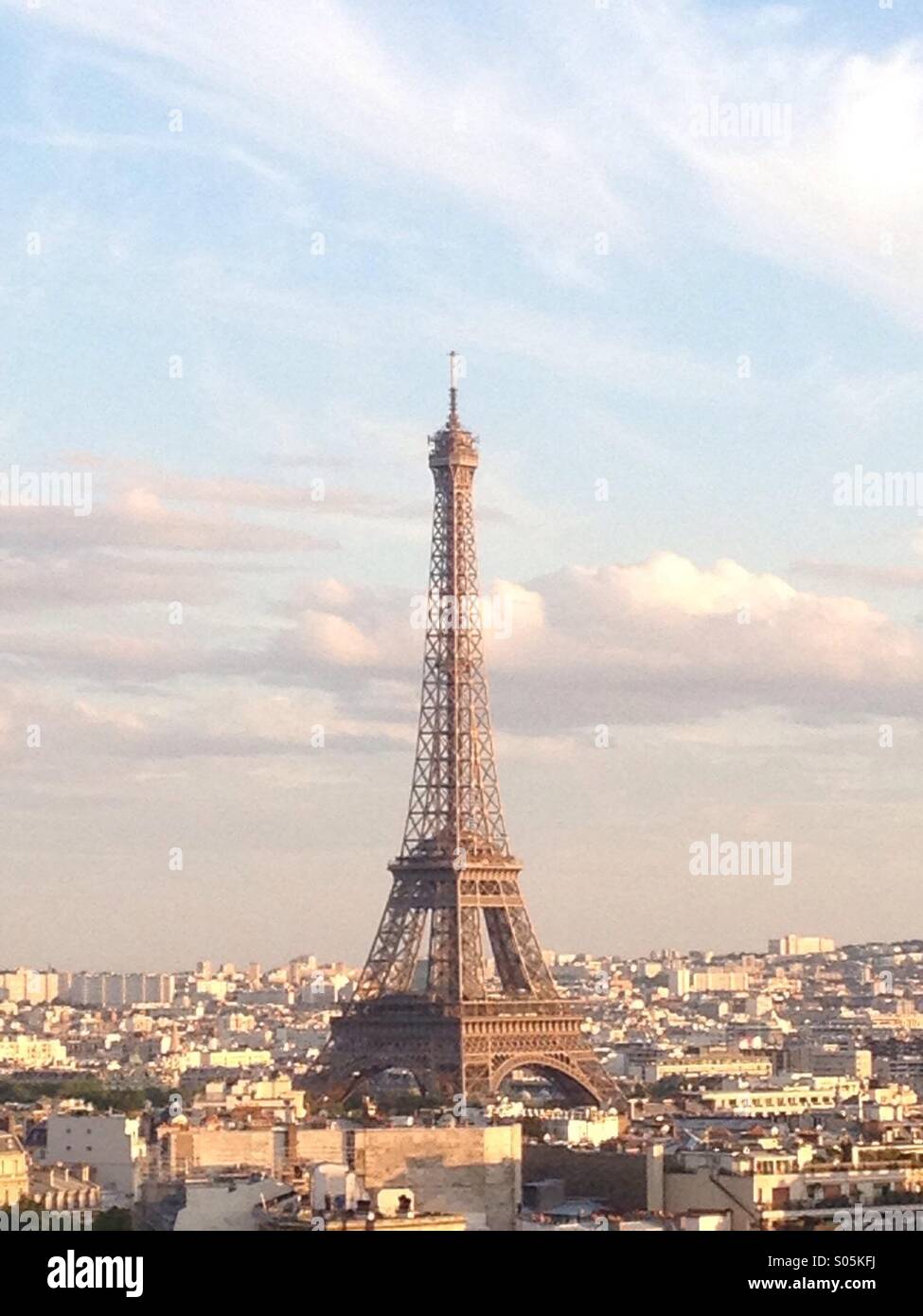 Eiffel Tower - Smartphone Captured Stock Image