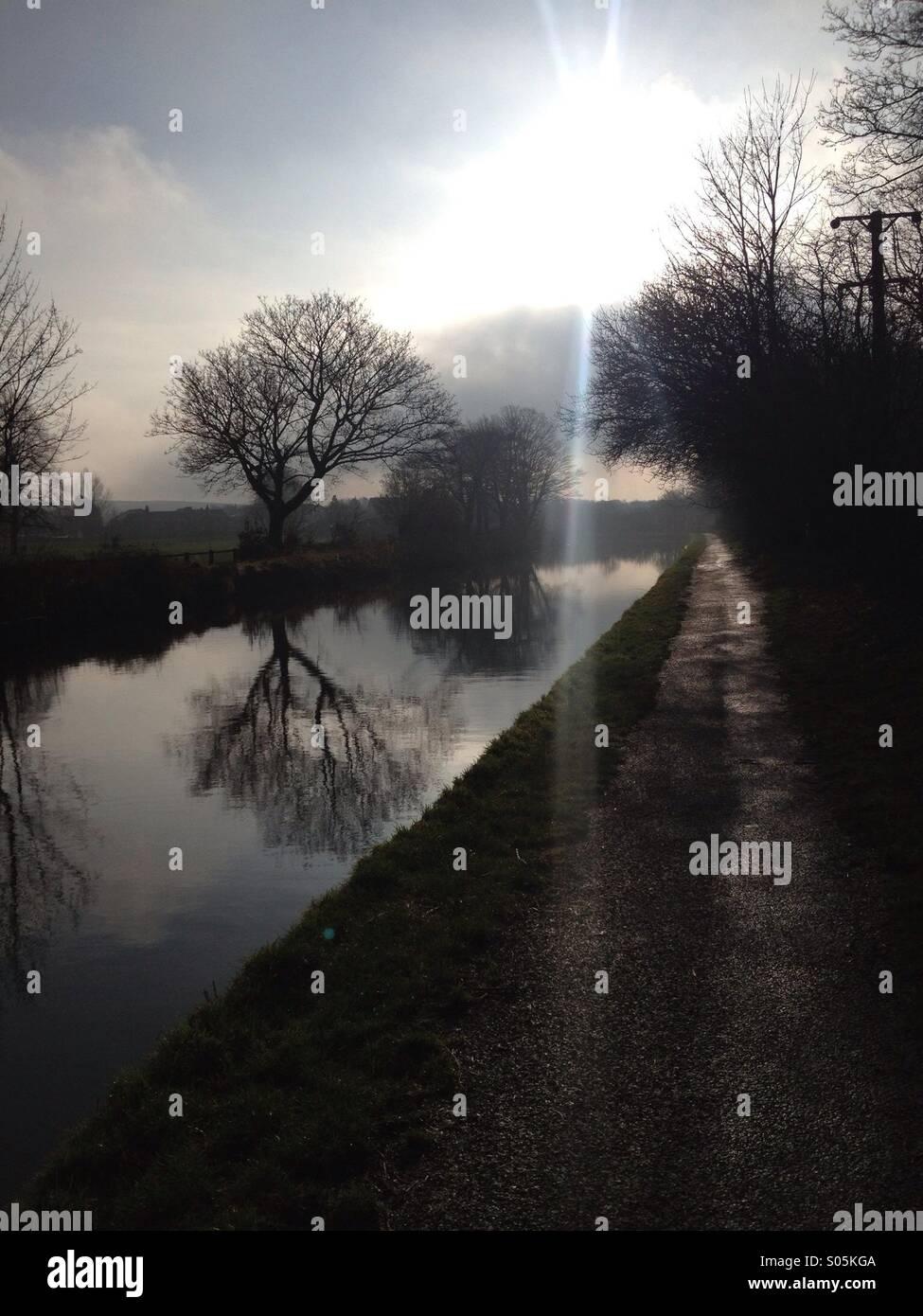 Early morning sun - Smartphone Captured Stock Image
