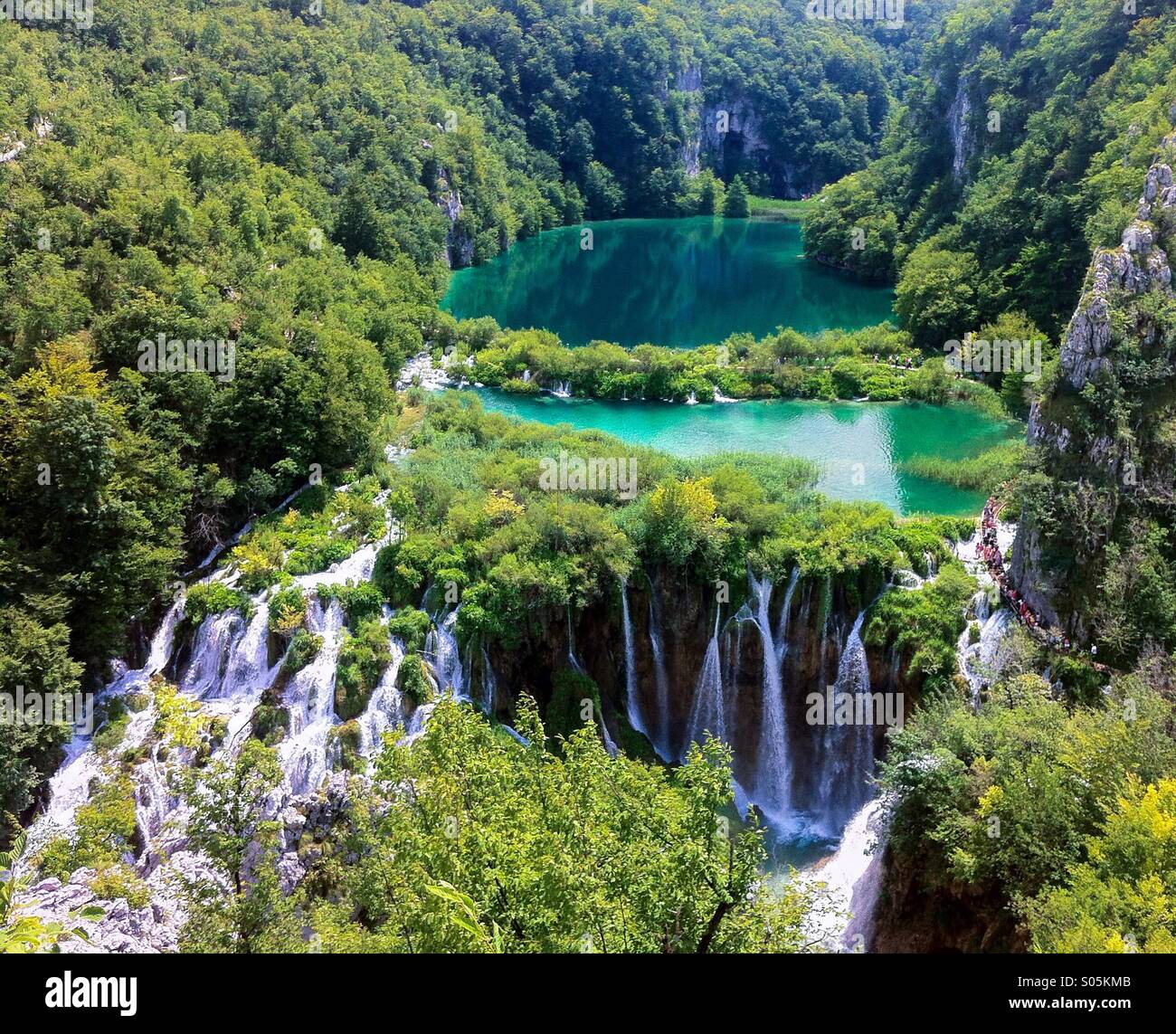 National park Plitvice lakes, Croatia Stock Photo