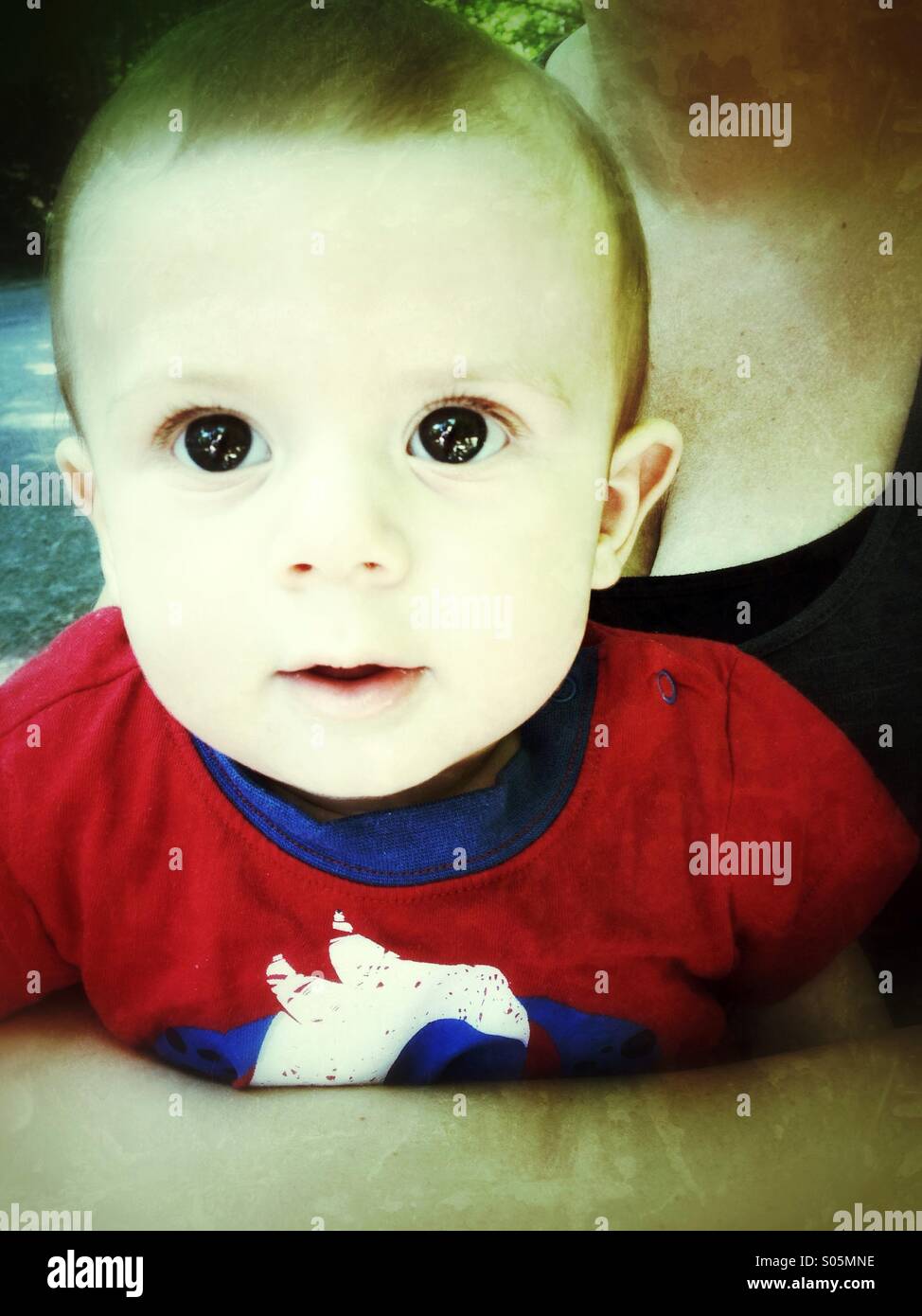 Baby - Smartphone Captured Stock Image