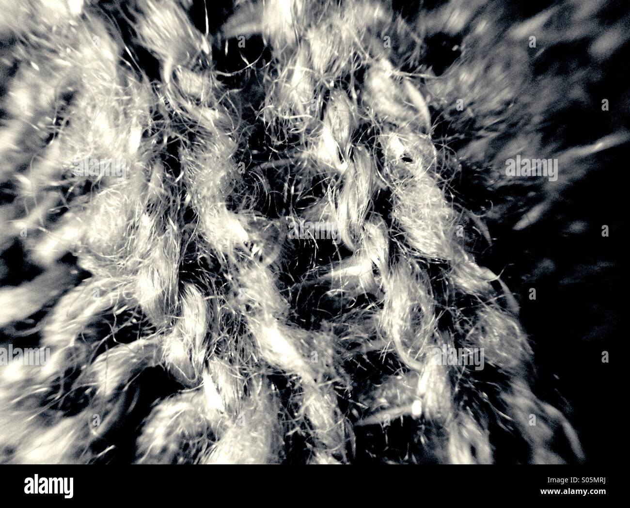 Close up of a woolly jumper - Smartphone Captured Stock Image