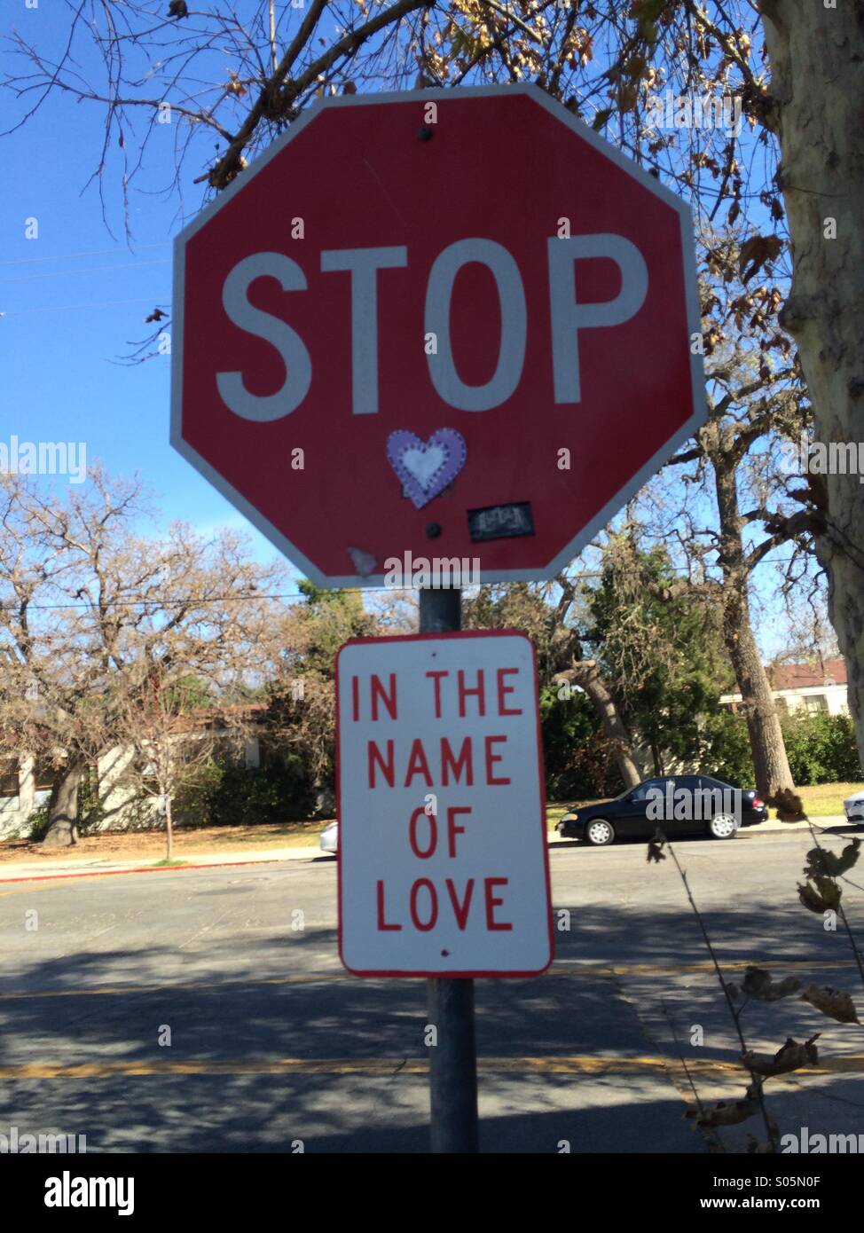 Stop In The Name Of Love High Resolution Stock Photography And Images Alamy