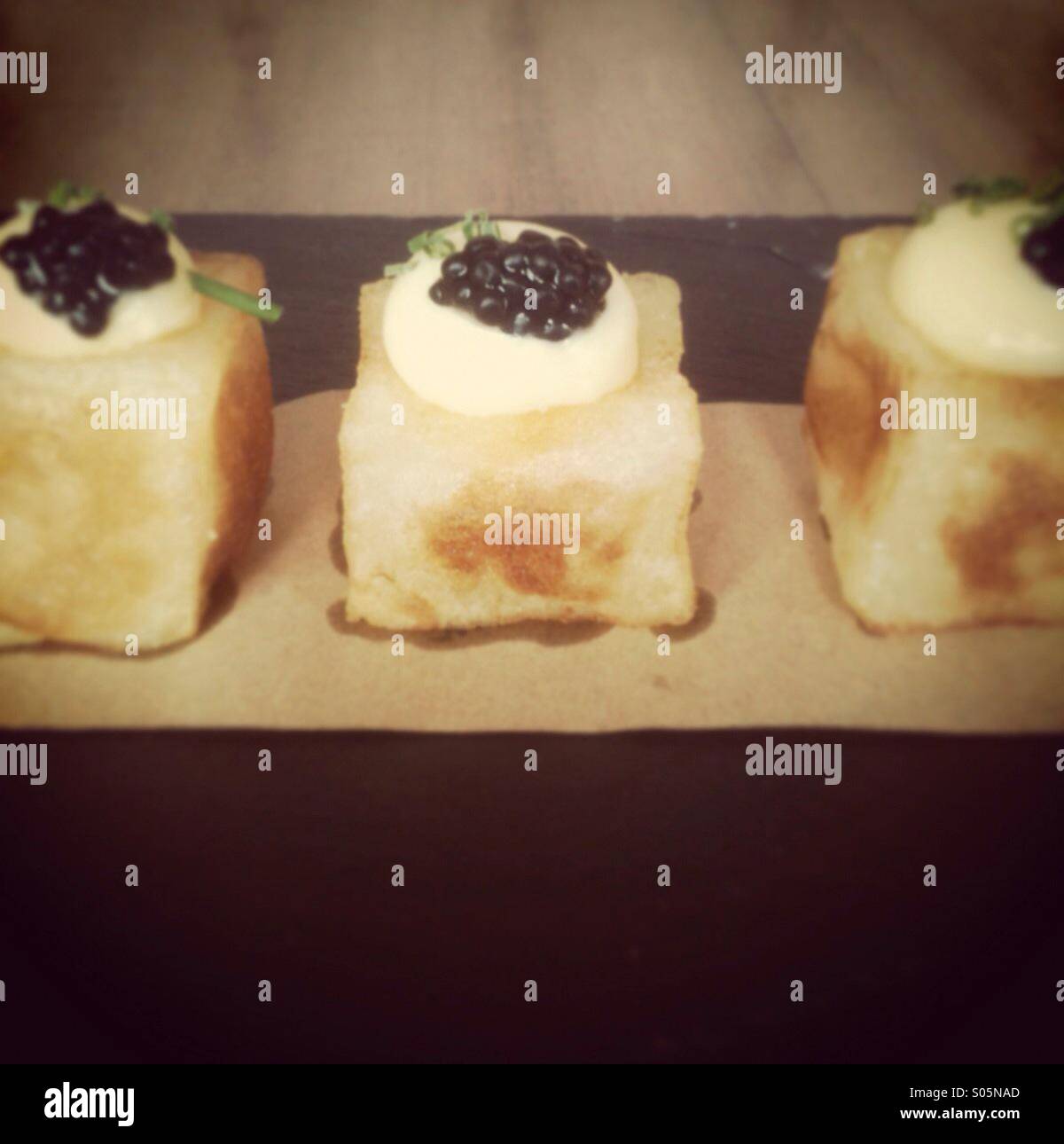 Tapas food, Madrid, Spain - Smartphone Captured Stock Image