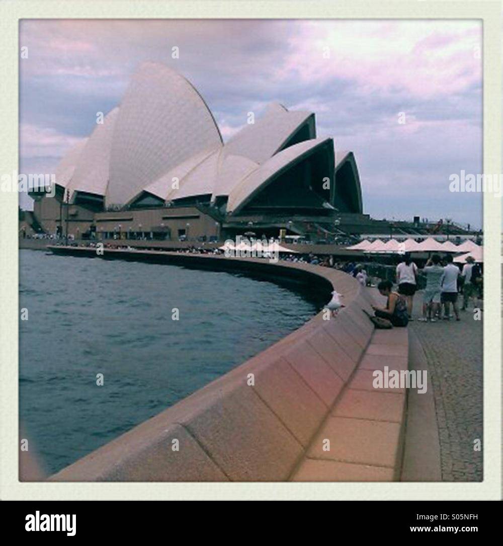 Sydney Opera House, New South Wales, Australia - Smartphone Captured Stock Image