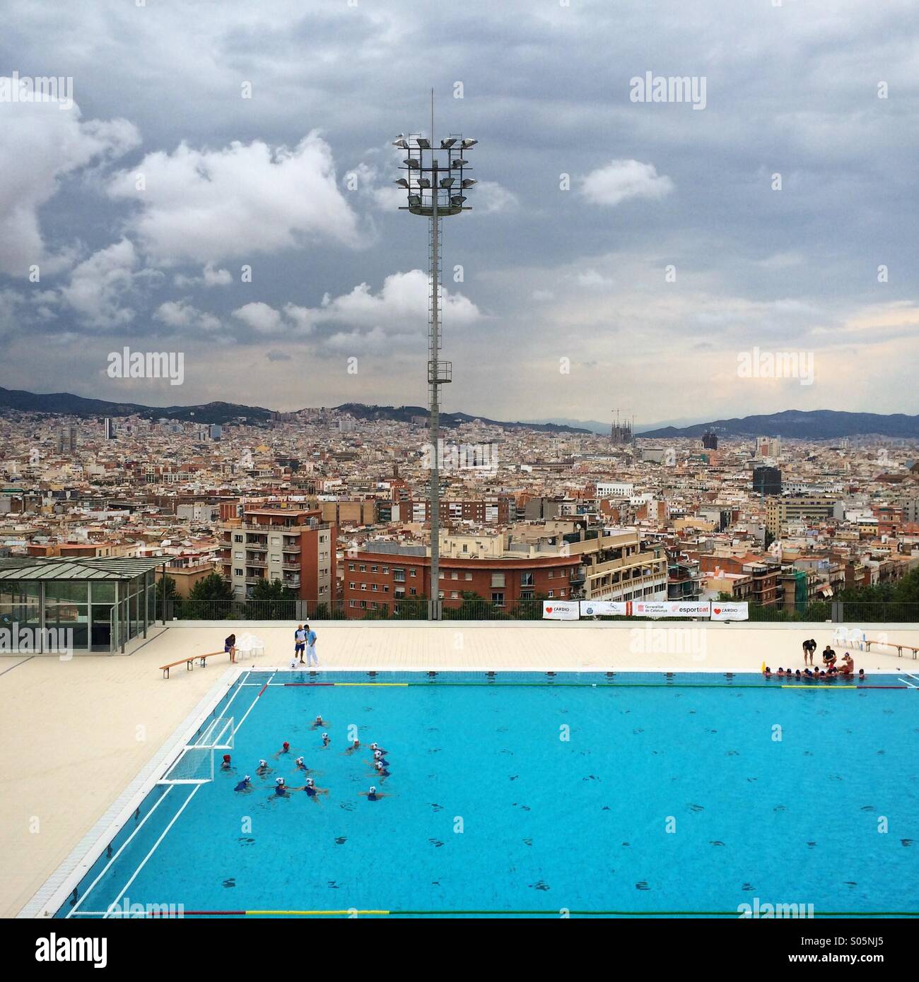 Olympic Pool - Barcelona, Spain Stock Photo - Alamy