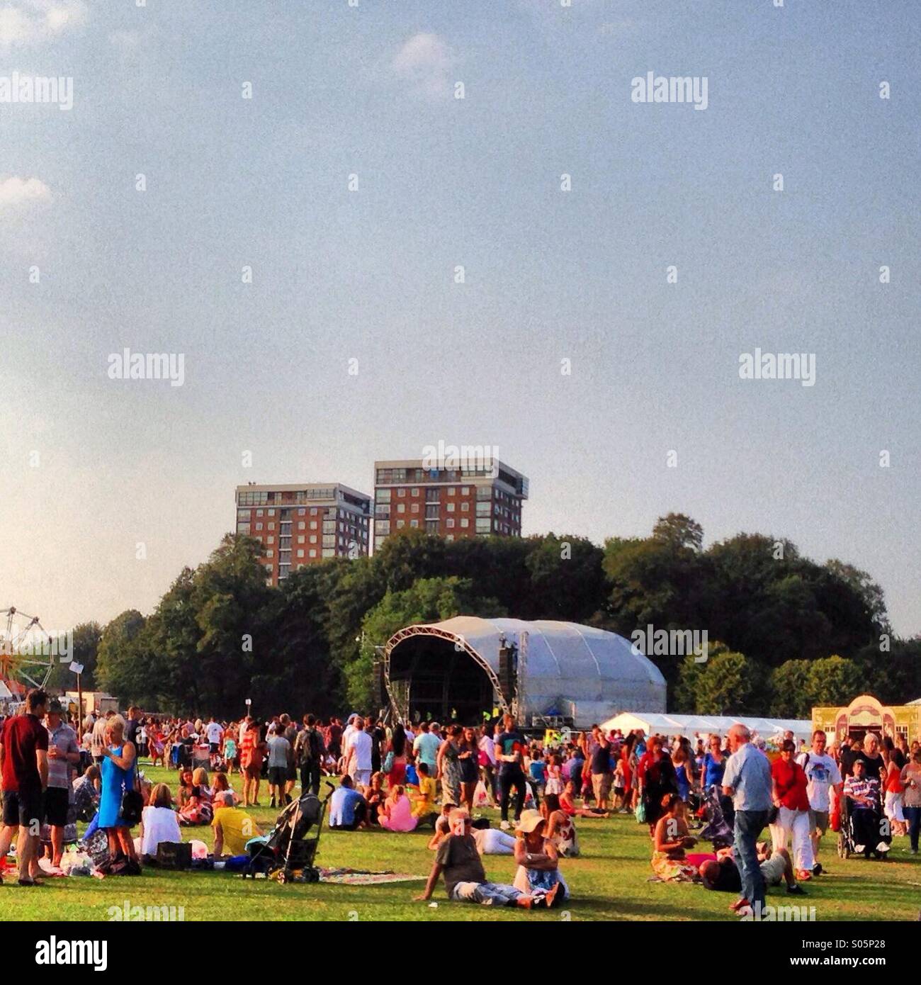 Sefton Park Music Festival Stock Photo Alamy