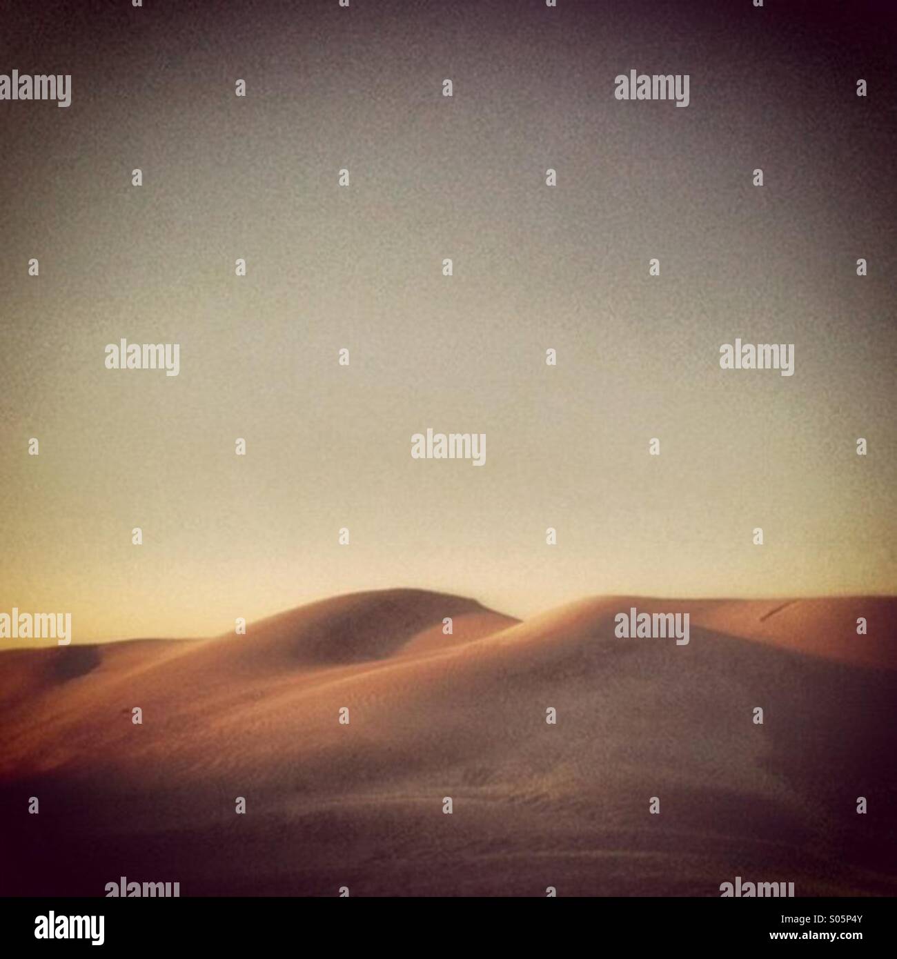 Lancelin sand dunes near Perth, Western Australia - Smartphone Captured Stock Image