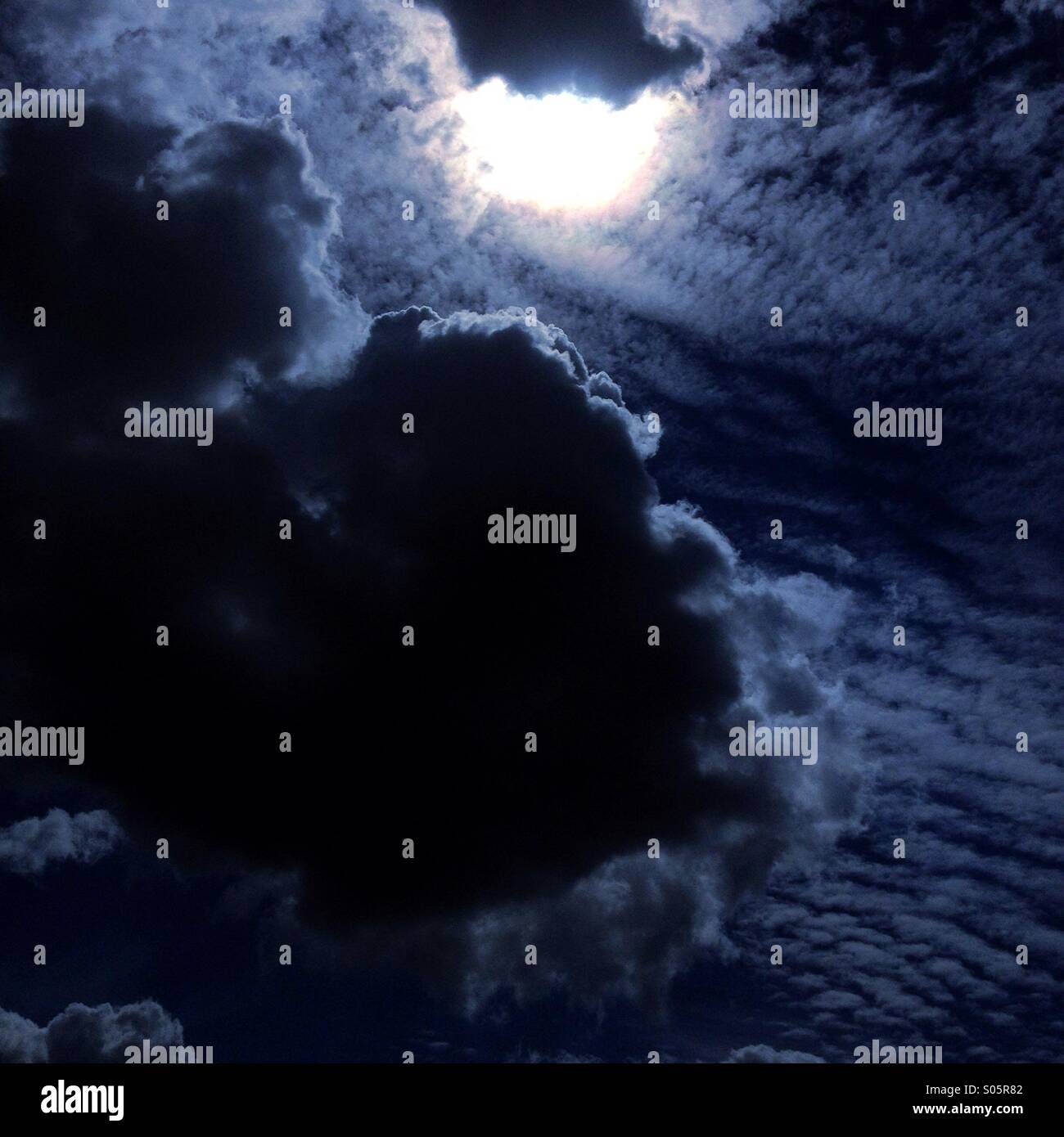 Dramatic cloudscape - Smartphone Captured Stock Image Dramatic cloudscape - Smartphone Captured Stock Image