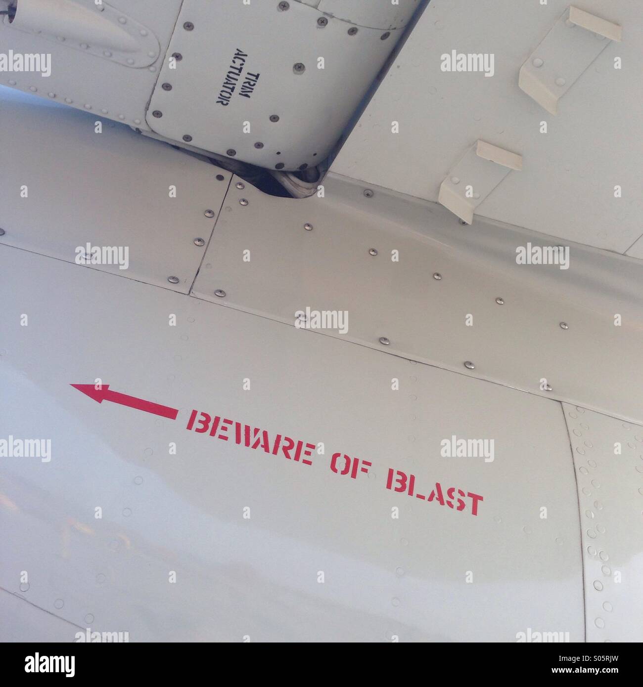Aircraft markings Stock Photo