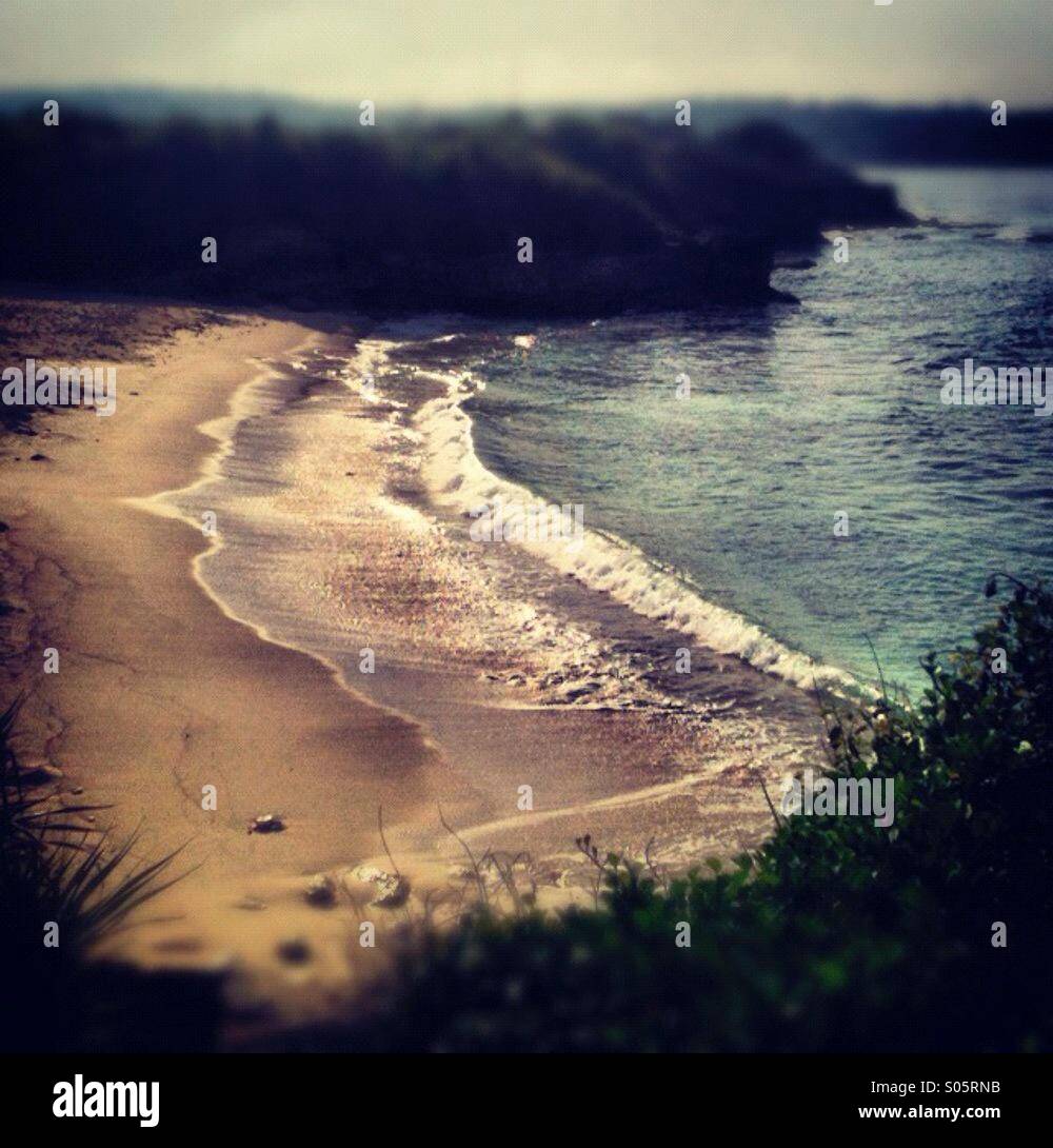 Dream Beach, Nusa Lembongan, Indonesia - Smartphone Captured Stock Image