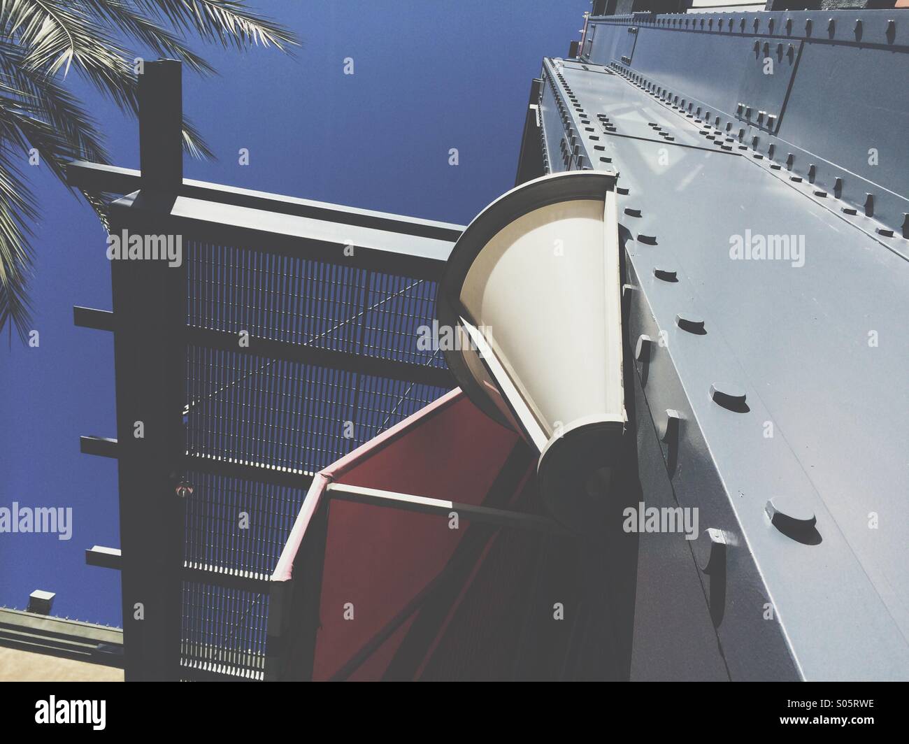 Retro building facade - Smartphone Captured Stock Image