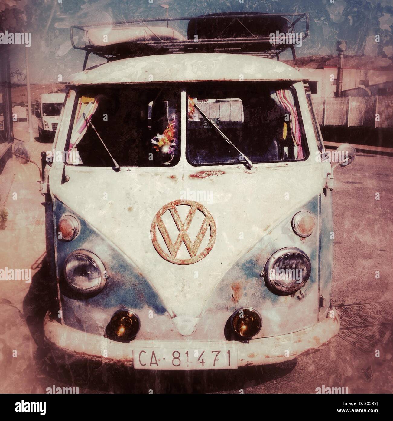 Vintage Volkswagen Stock Photo