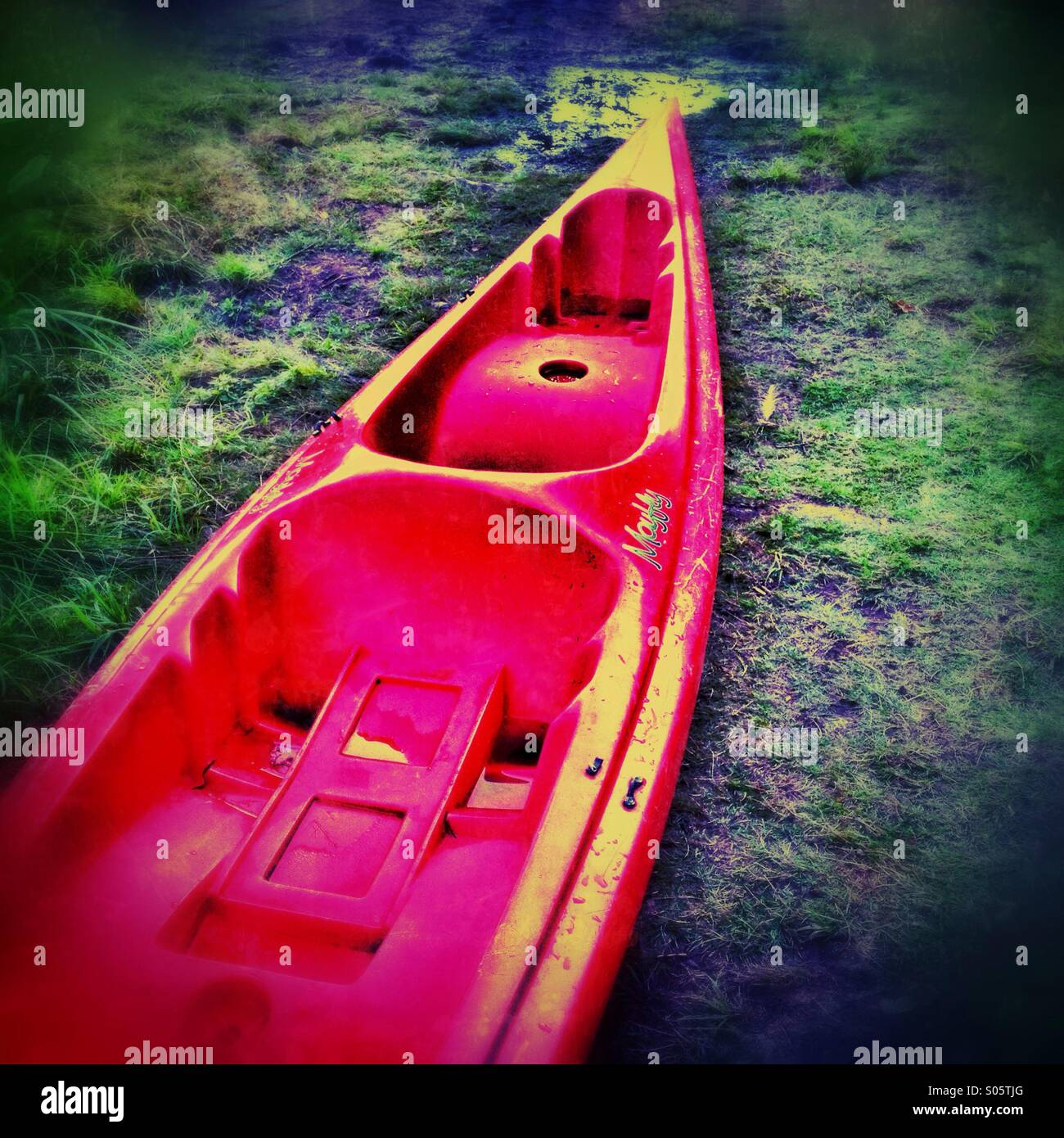 Canoe - Smartphone Captured Stock Image
