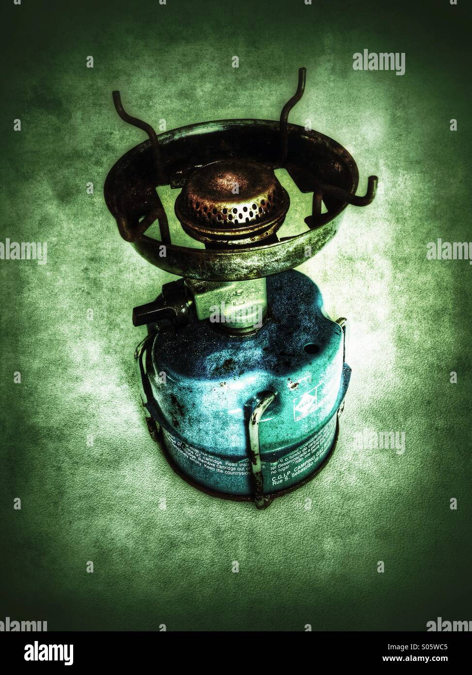 Camping Stove - Smartphone Captured Stock Image