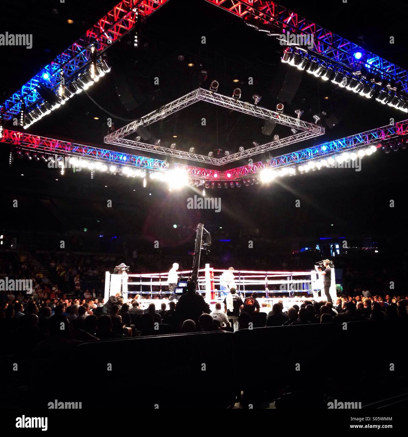 Boxing Liverpool Echo Arena Stock Photo