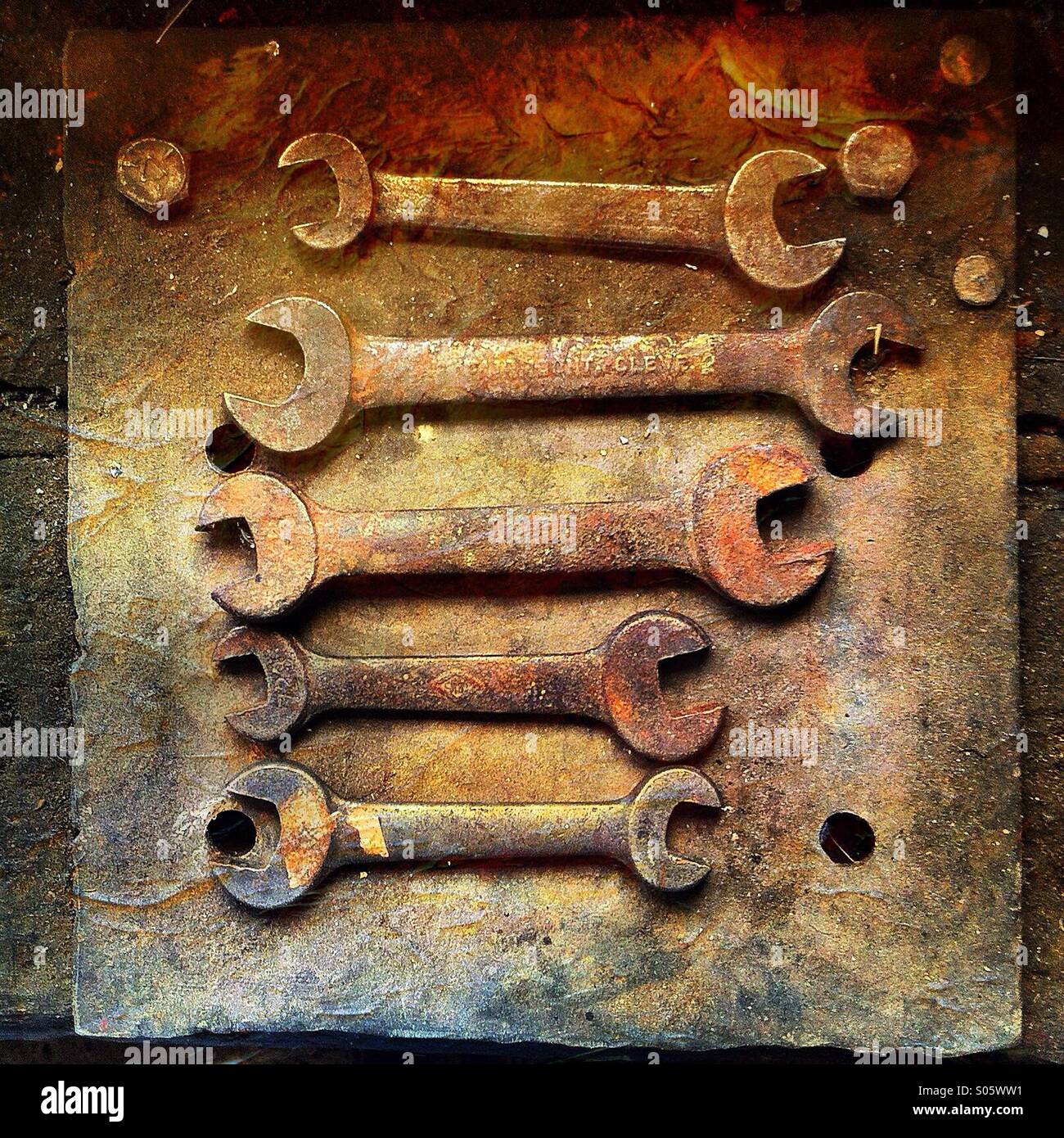 Wrenches - Smartphone Captured Stock Image