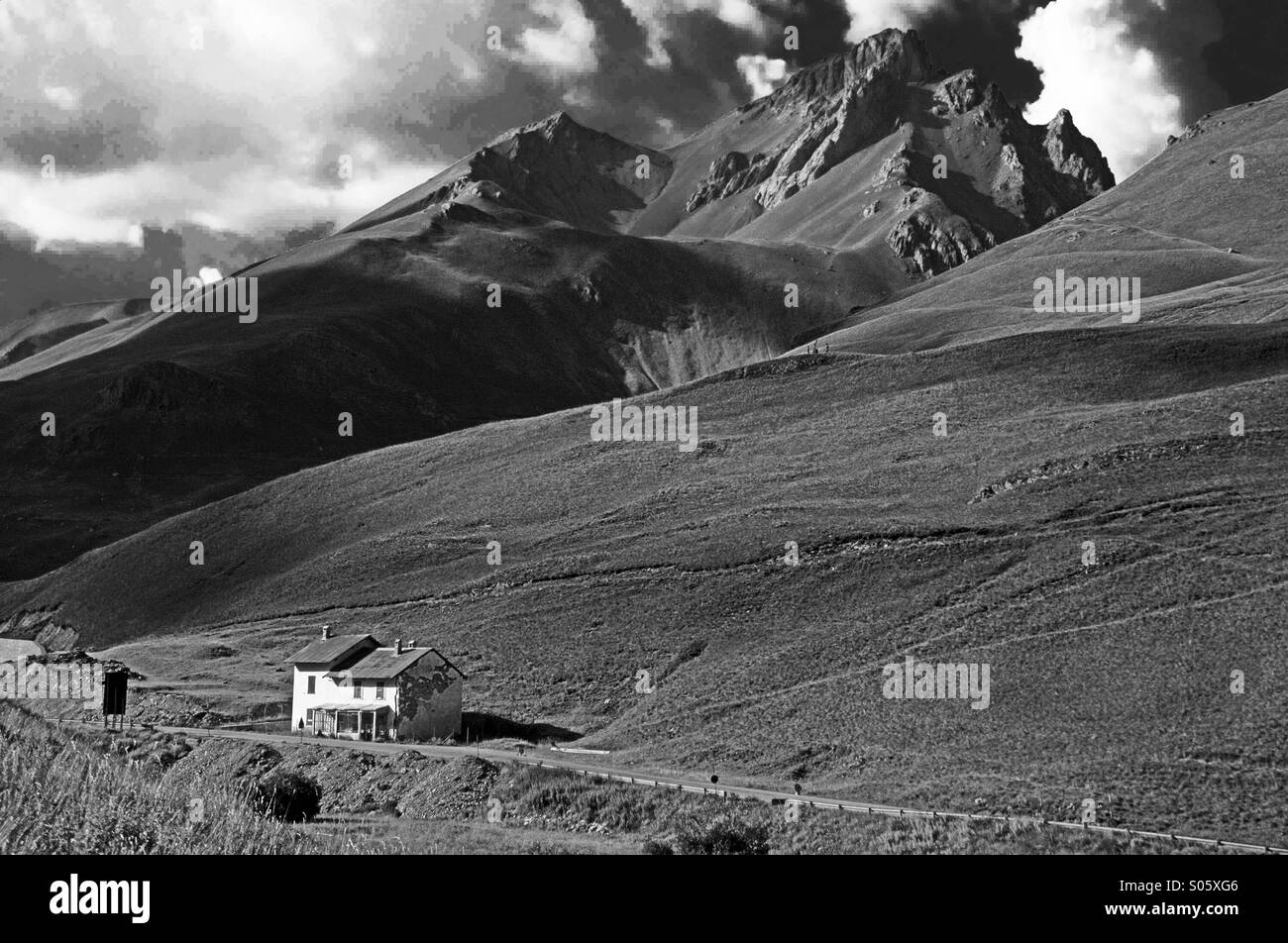 Alpine alps Black and White Stock Photos & Images - Alamy
