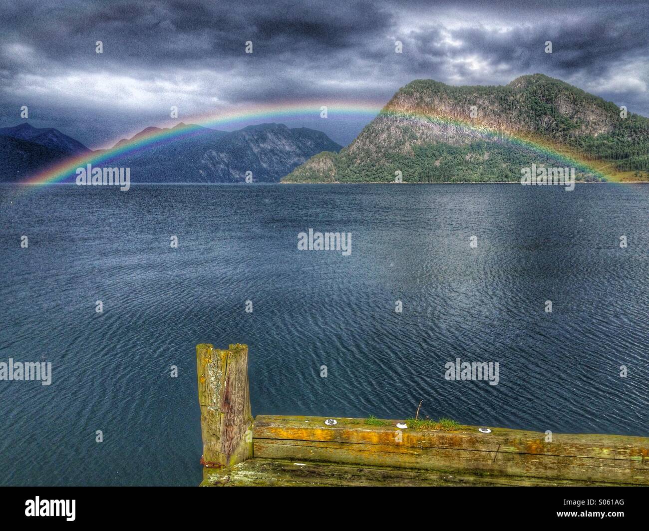 Somewhere over the rainbow... Stock Photo