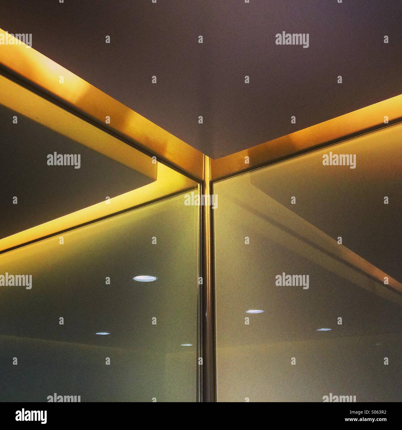 Interior of a lift - Smartphone Captured Stock Image