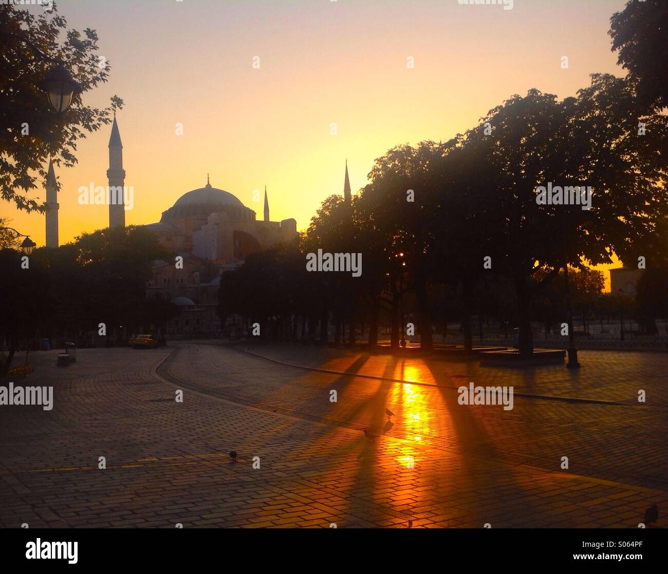 Hagia sophia sunrise istanbul turkey hi res stock photography and