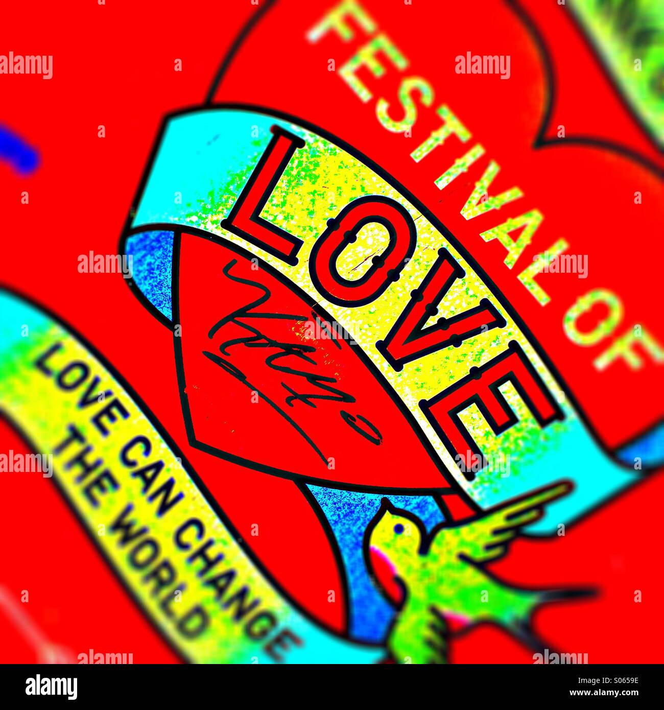 Festival of love - Smartphone Captured Stock Image