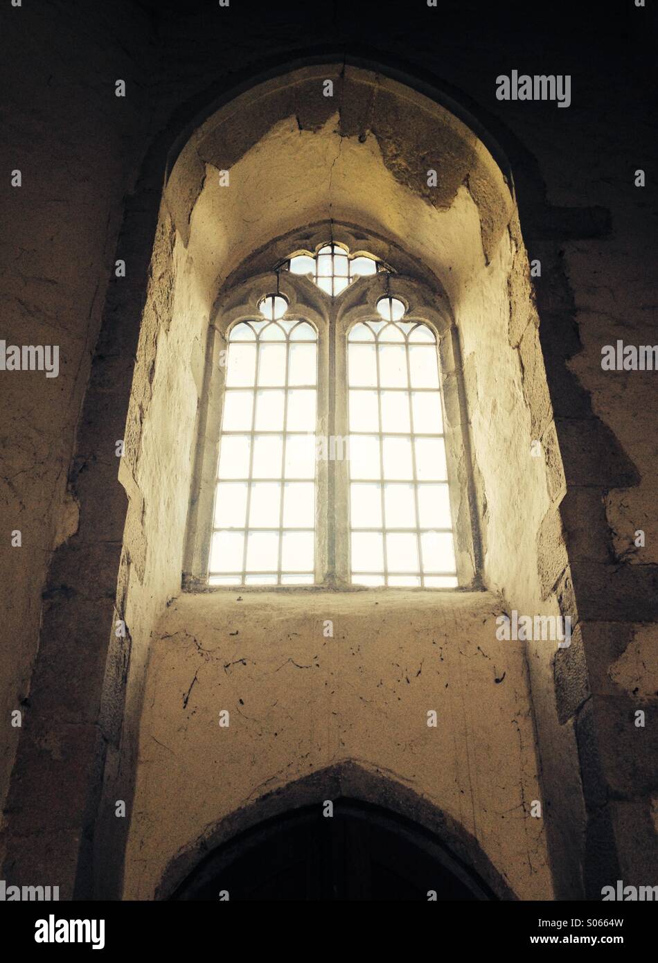 New light through old glass - Smartphone Captured Stock Image