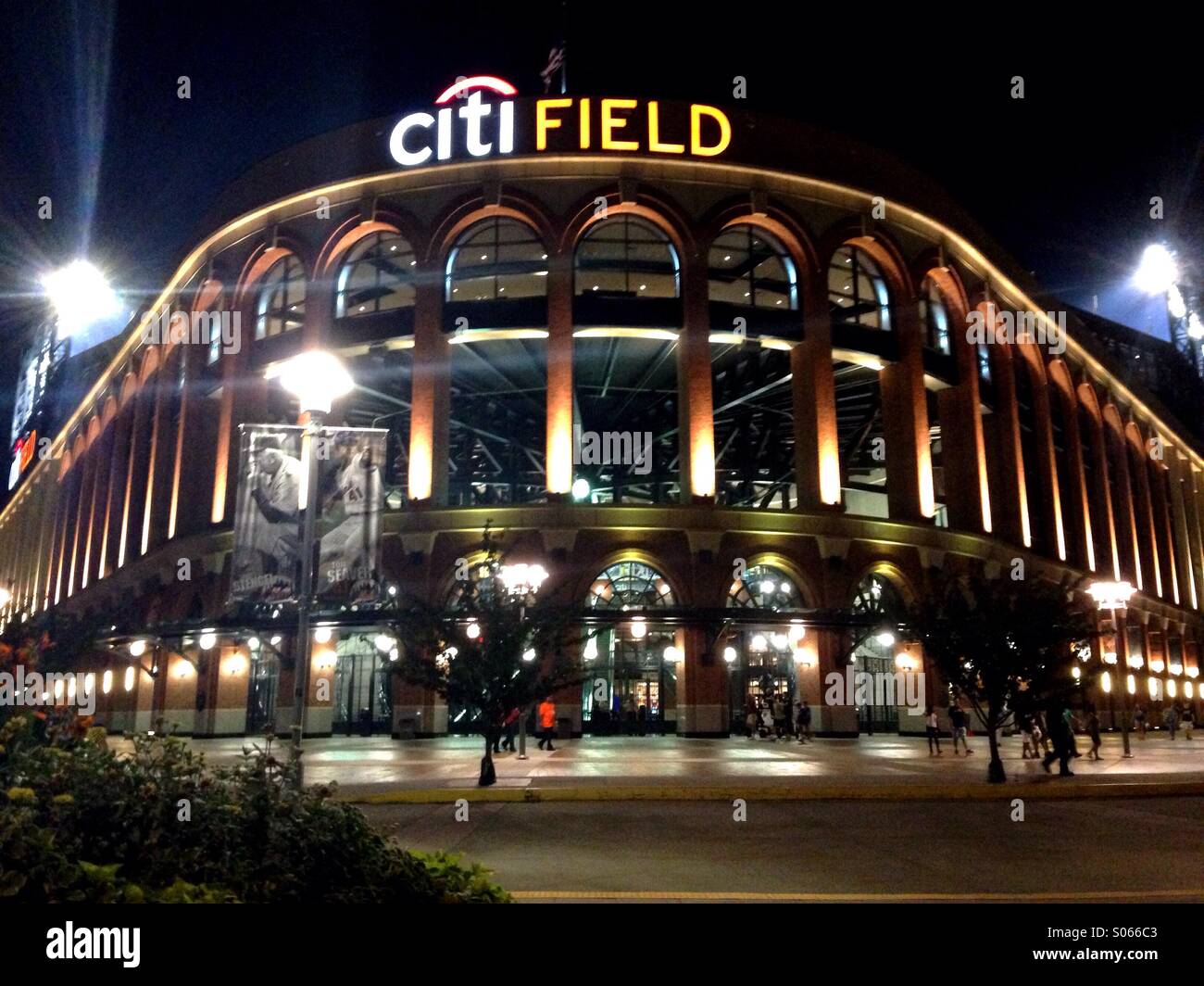 Citifield. Home of the New York Mets. Flushing, New York. - Smartphone Captured Stock Image