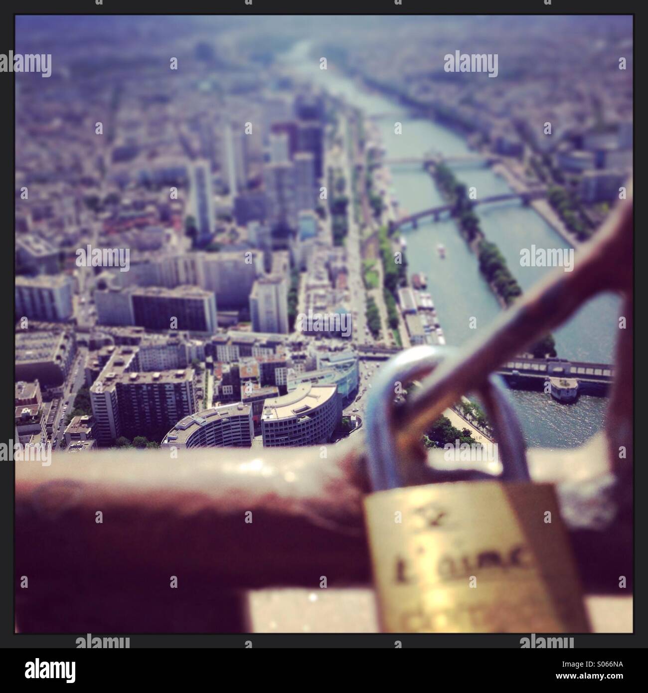 Je t'aime - Smartphone Captured Stock Image