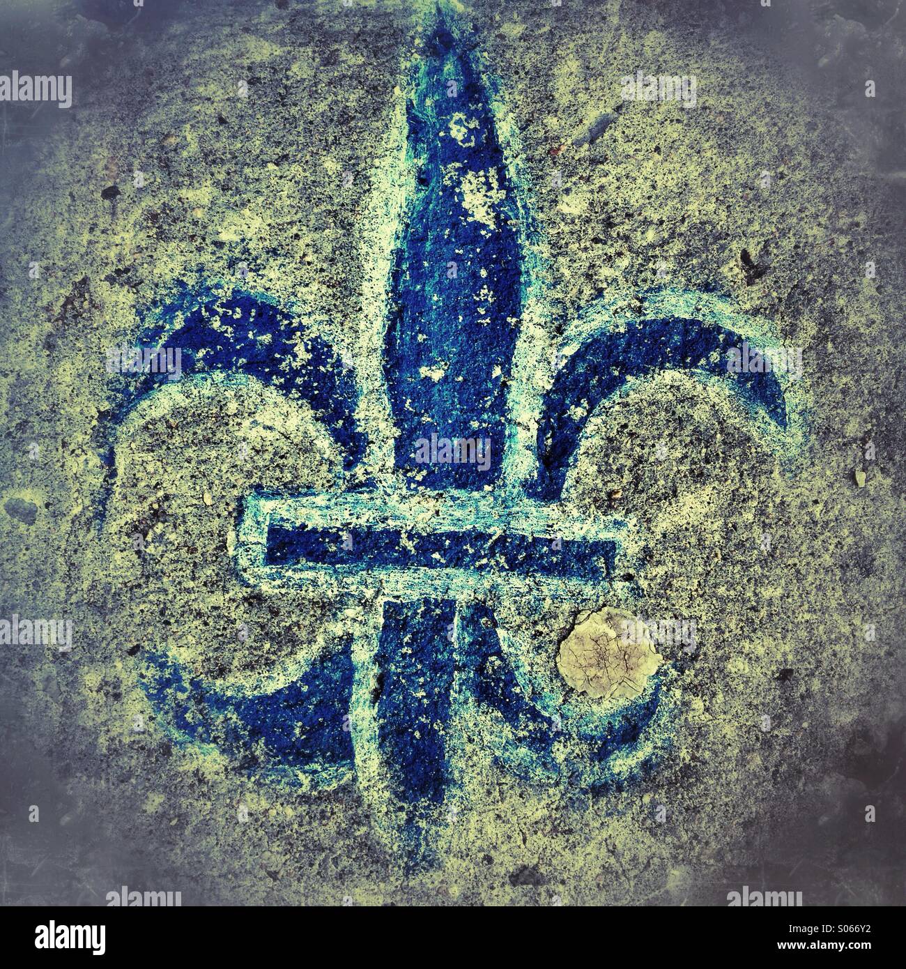 Fleur de lys - Smartphone Captured Stock Image