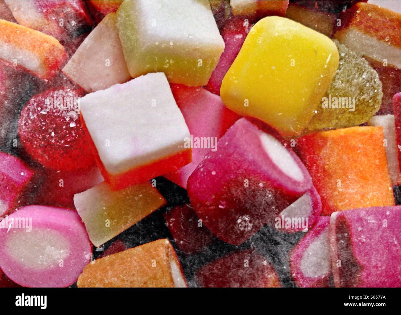 Dolly mixtures - Smartphone Captured Stock Image