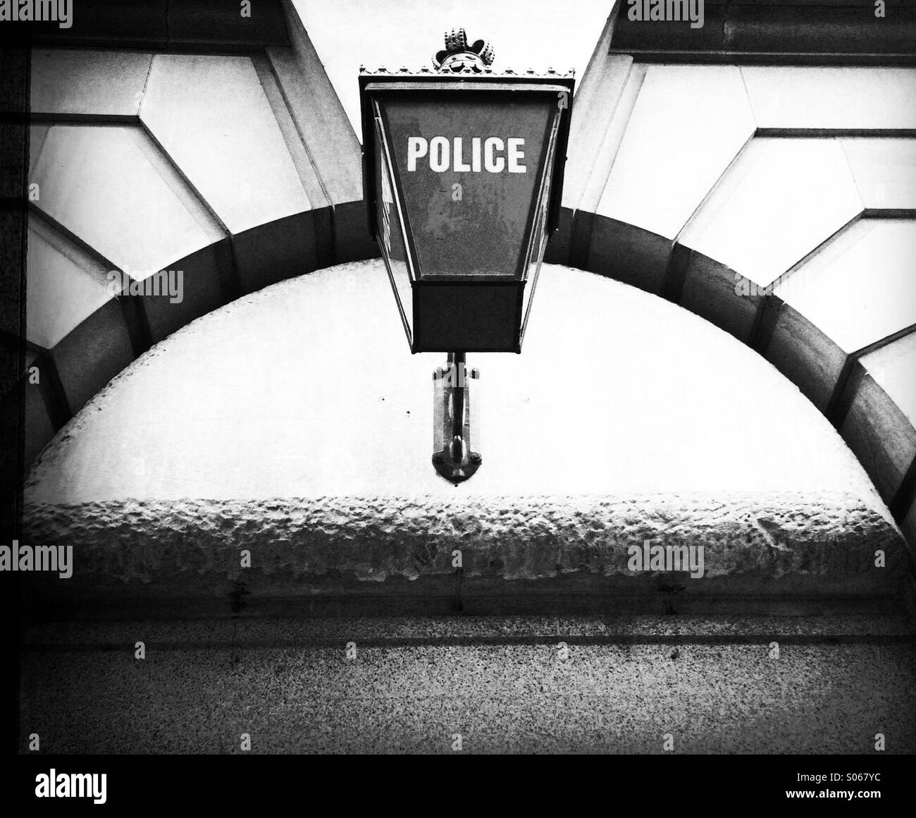 Police Light Stock Photo
