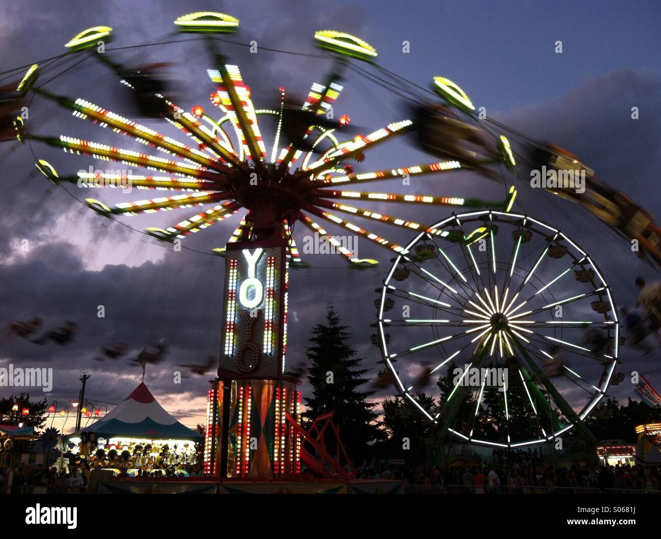 Summer Carnival Fair And Rides Stock Photo Alamy Summer Carnival Fair And Rides Stock Photo Alamy