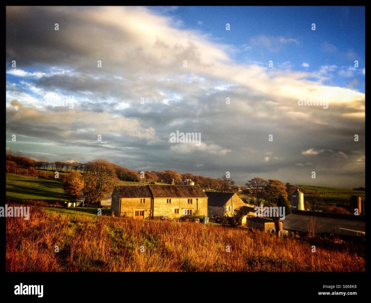 Chicken farmers home in Manchester. Credit Lee Ramsden / Alamy Stock Photo