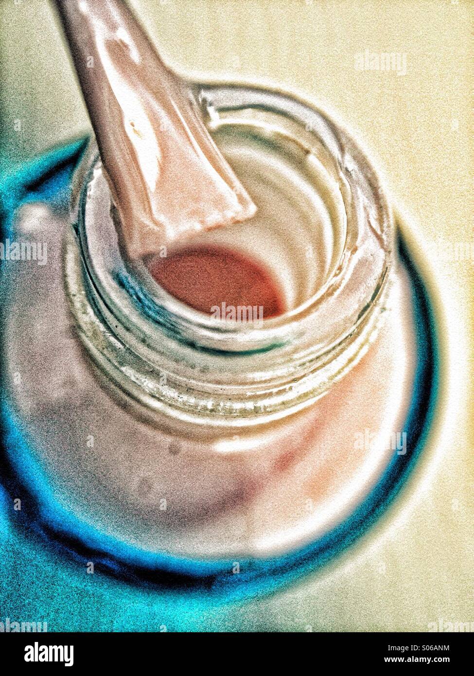 Nail varnish - Smartphone Captured Stock Image