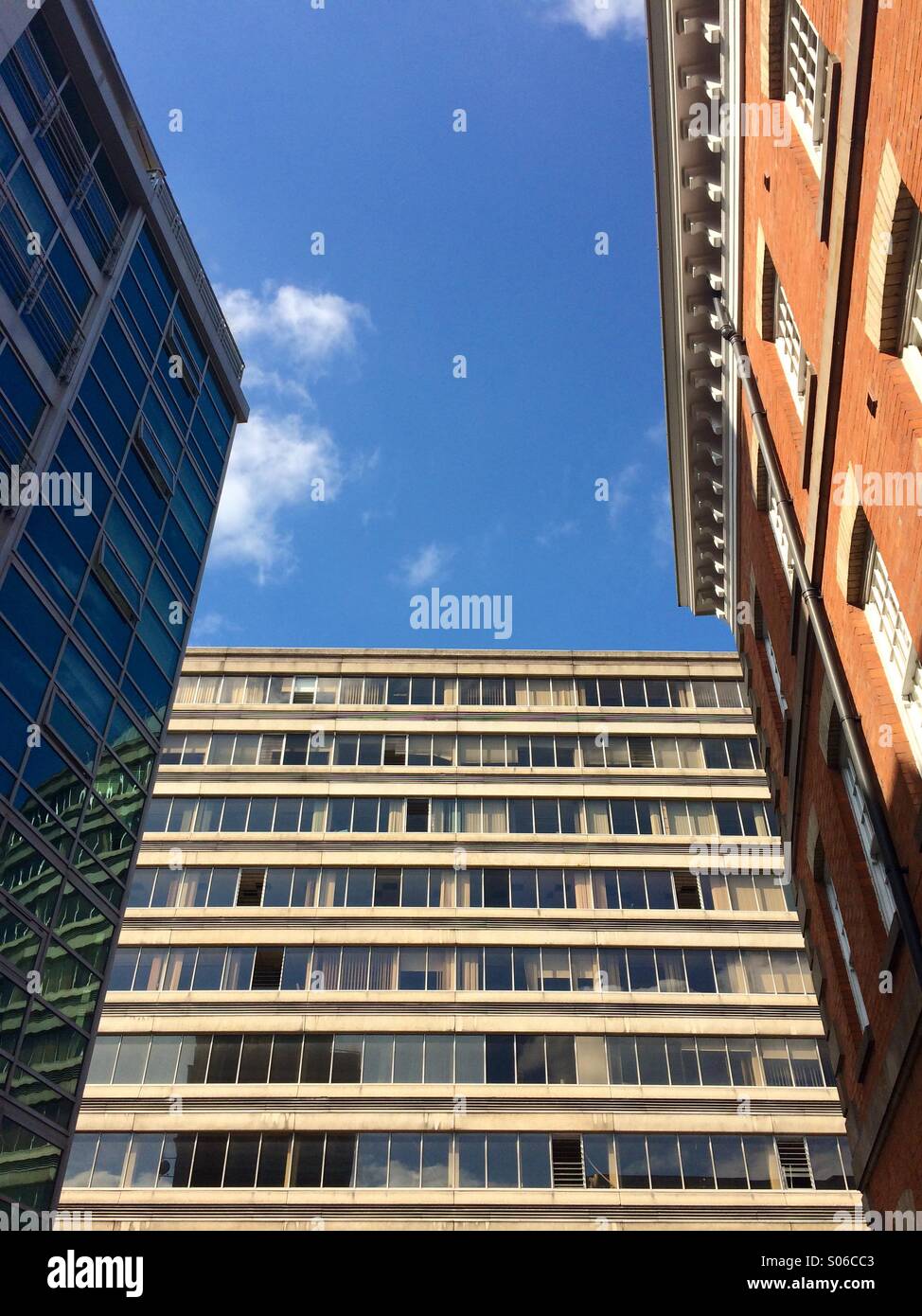 Soon to be demolished Leicester City Council Offices. - Smartphone Captured Stock Image