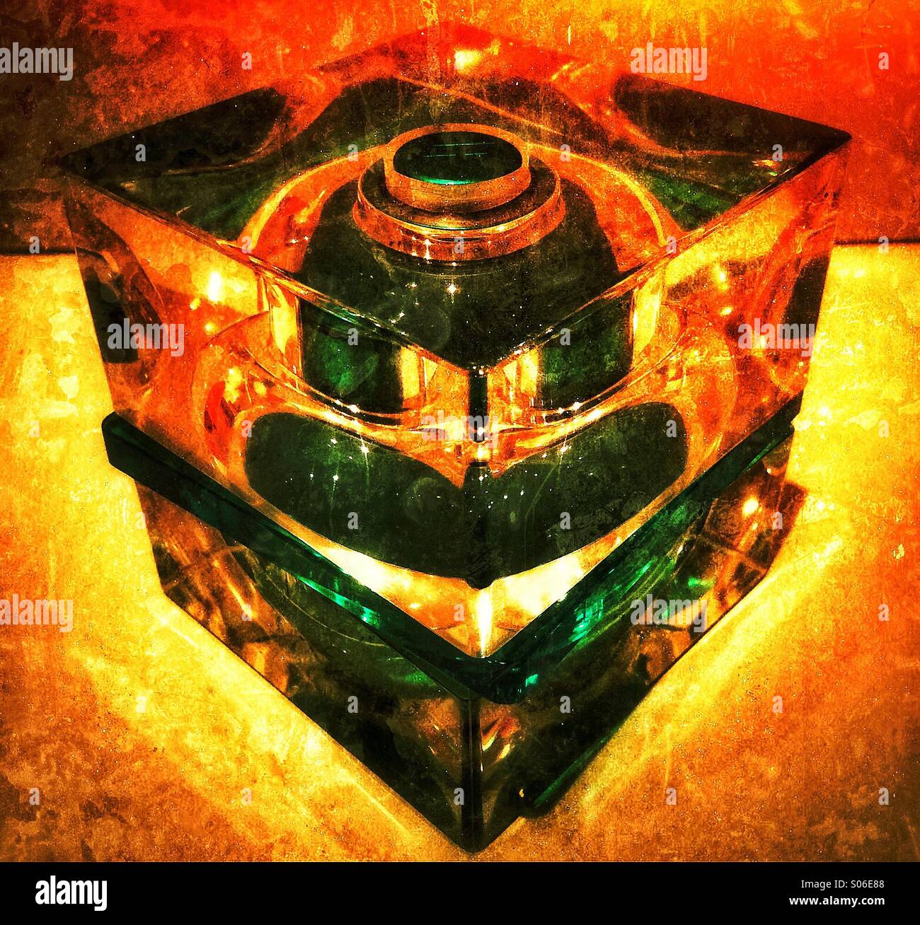 Crossing the divide - Smartphone Captured Stock Image